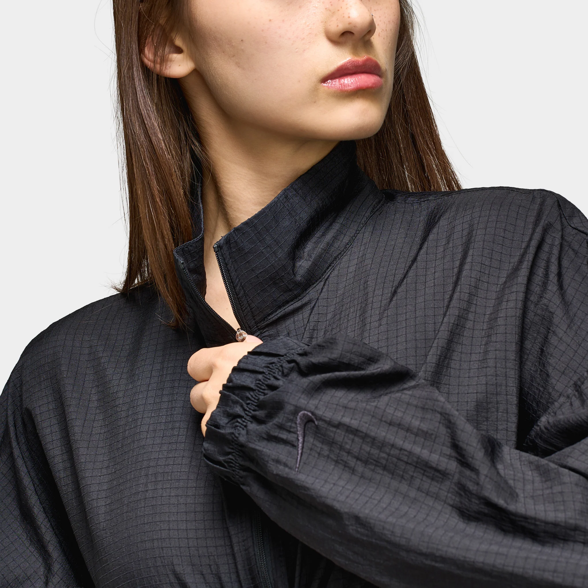 Nike Sportswear Women's LTWT Ripstop Windrunner Jacket / Steam - Image 3