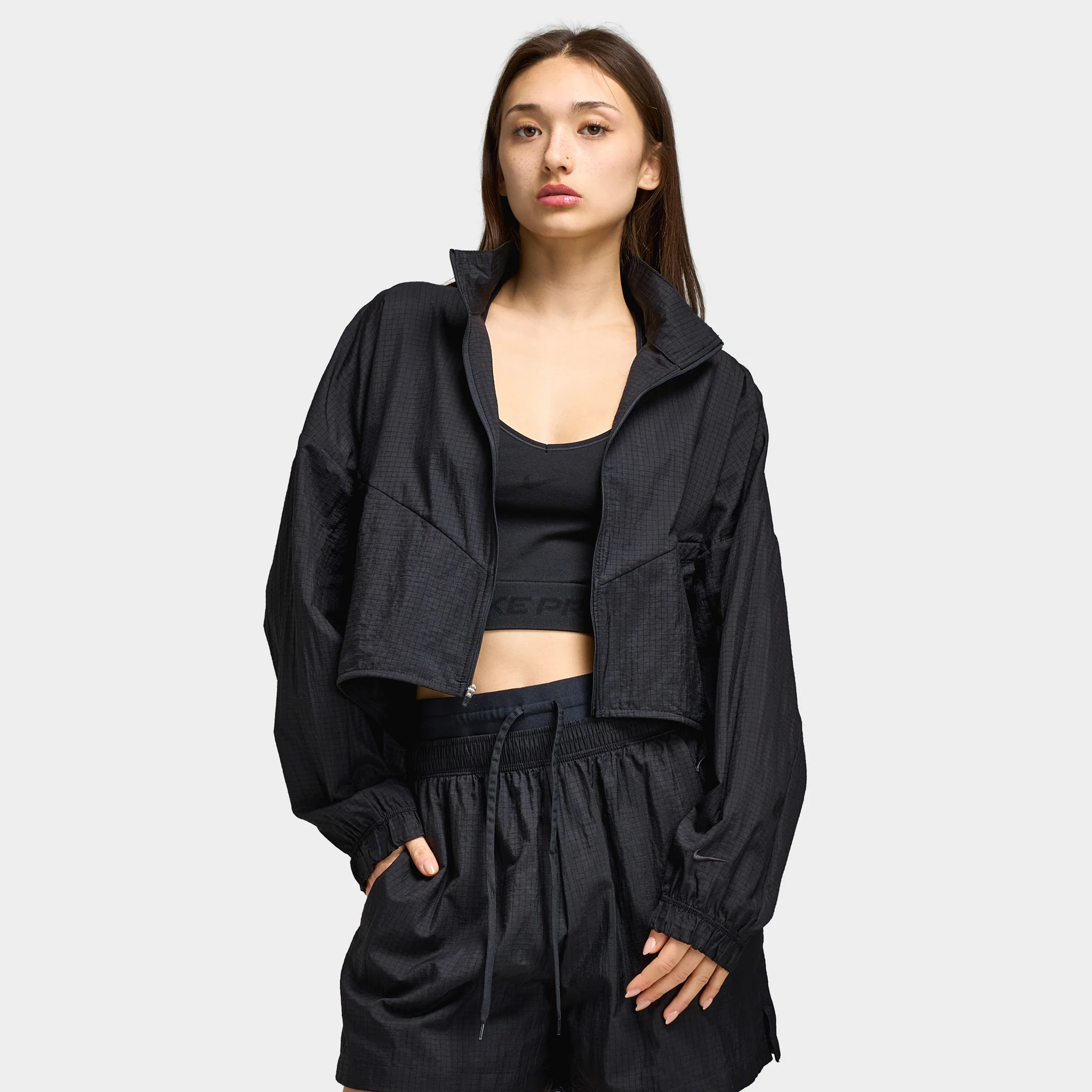 Nike Sportswear Women's LTWT Ripstop Windrunner Jacket / Steam - Image 4