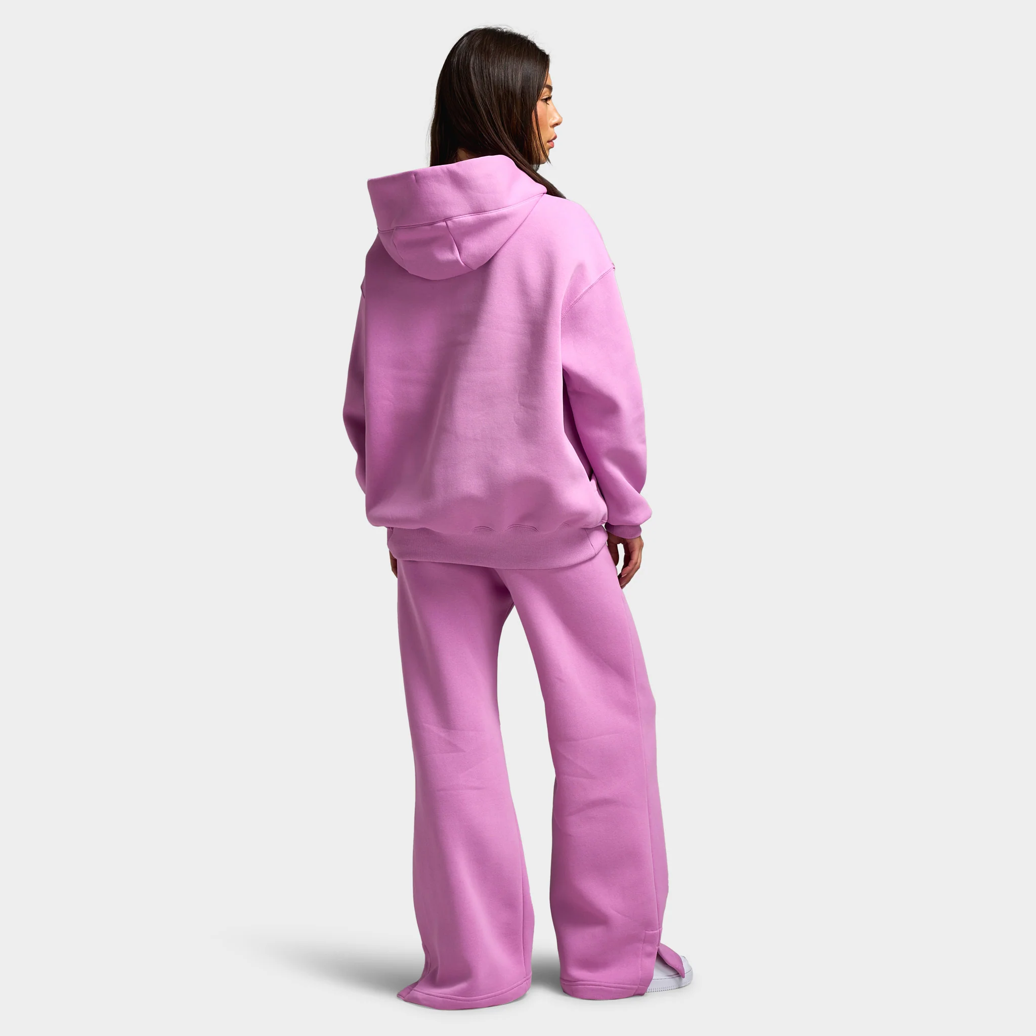 Nike Sportswear Women's Oversized Logo Hoodie  Light Magenta / Pink Foam - Image 2