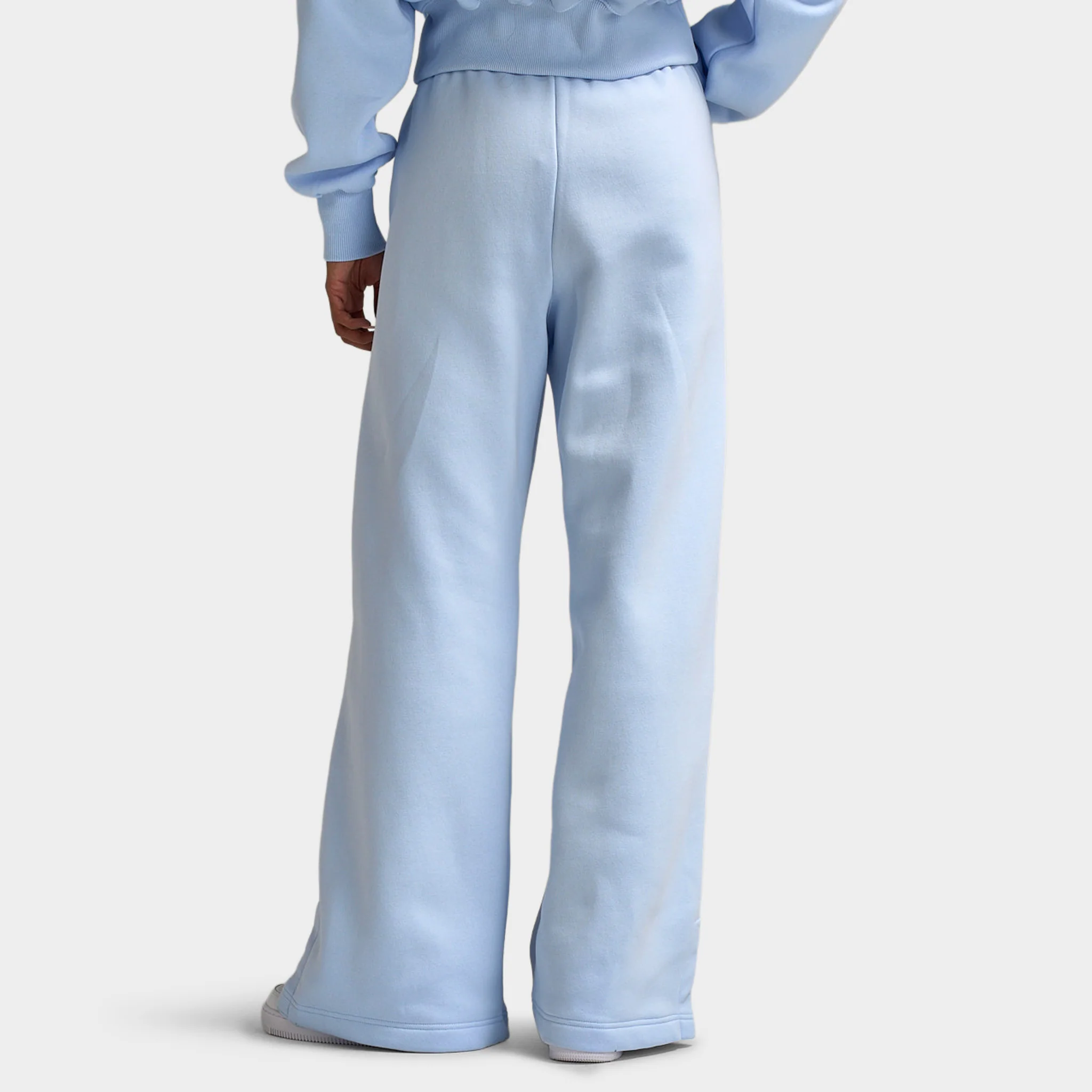 Nike Sportswear Women's Phoenix Fleece High Rise Wide Leg Pants Hydrogen Blue / Sail - Image 4