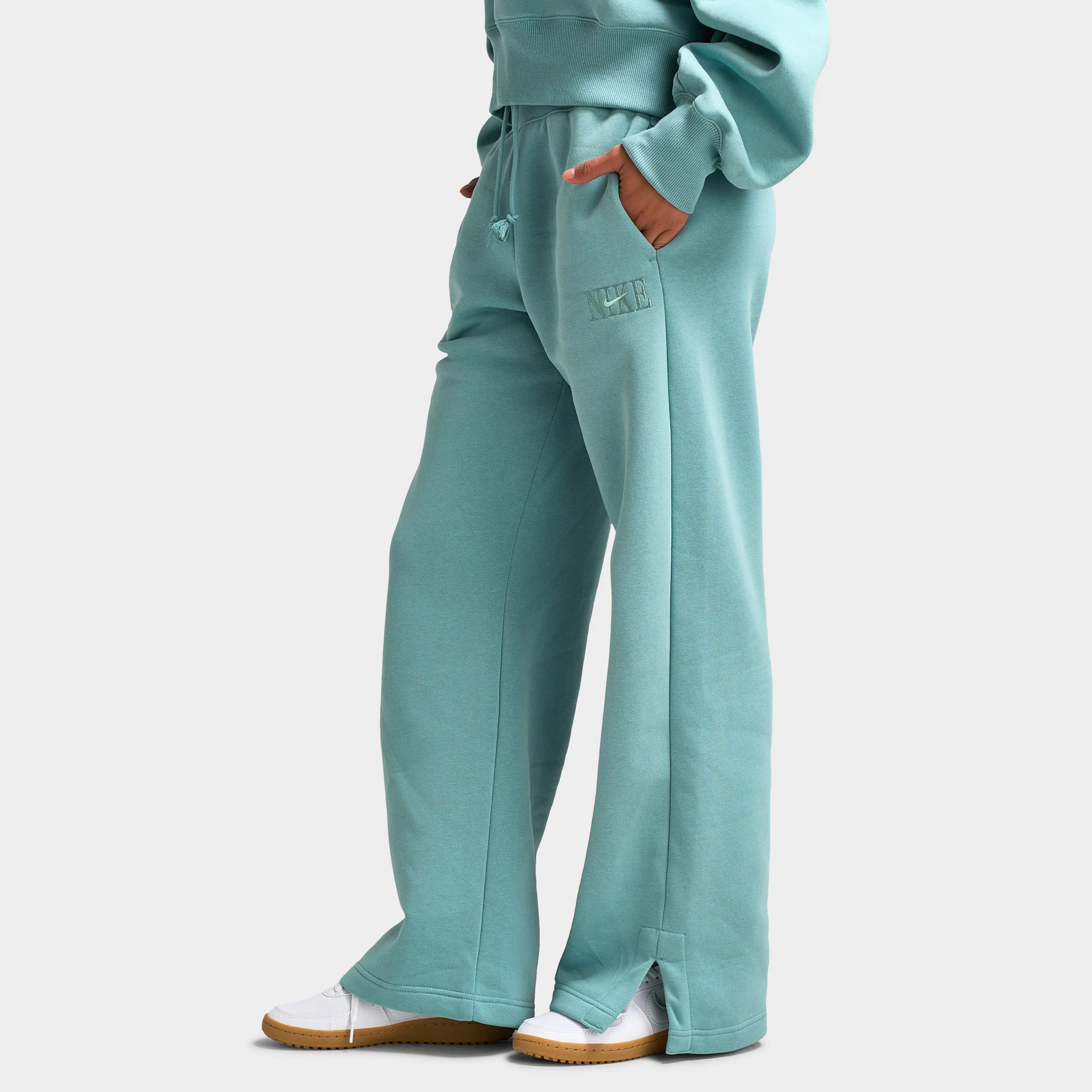 Nike Sportswear Women's Phoenix Fleece High-Waisted Pants Cannon / Mint Foam - Image 3