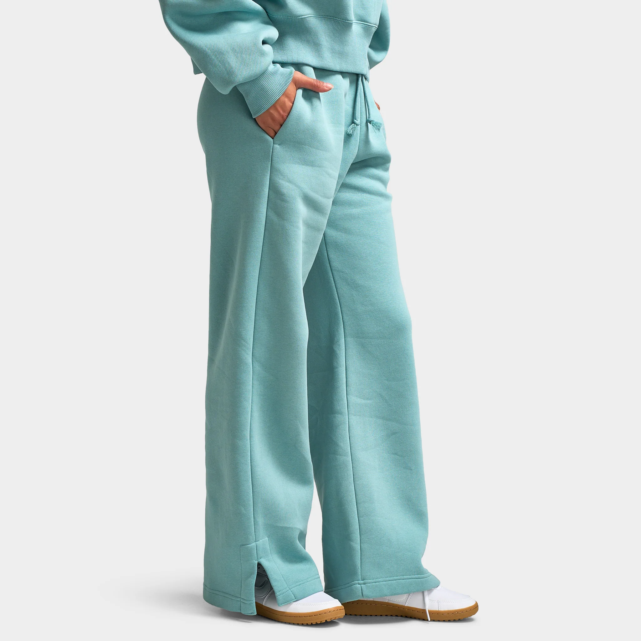 Nike Sportswear Women's Phoenix Fleece High-Waisted Pants Cannon / Mint Foam - Image 4