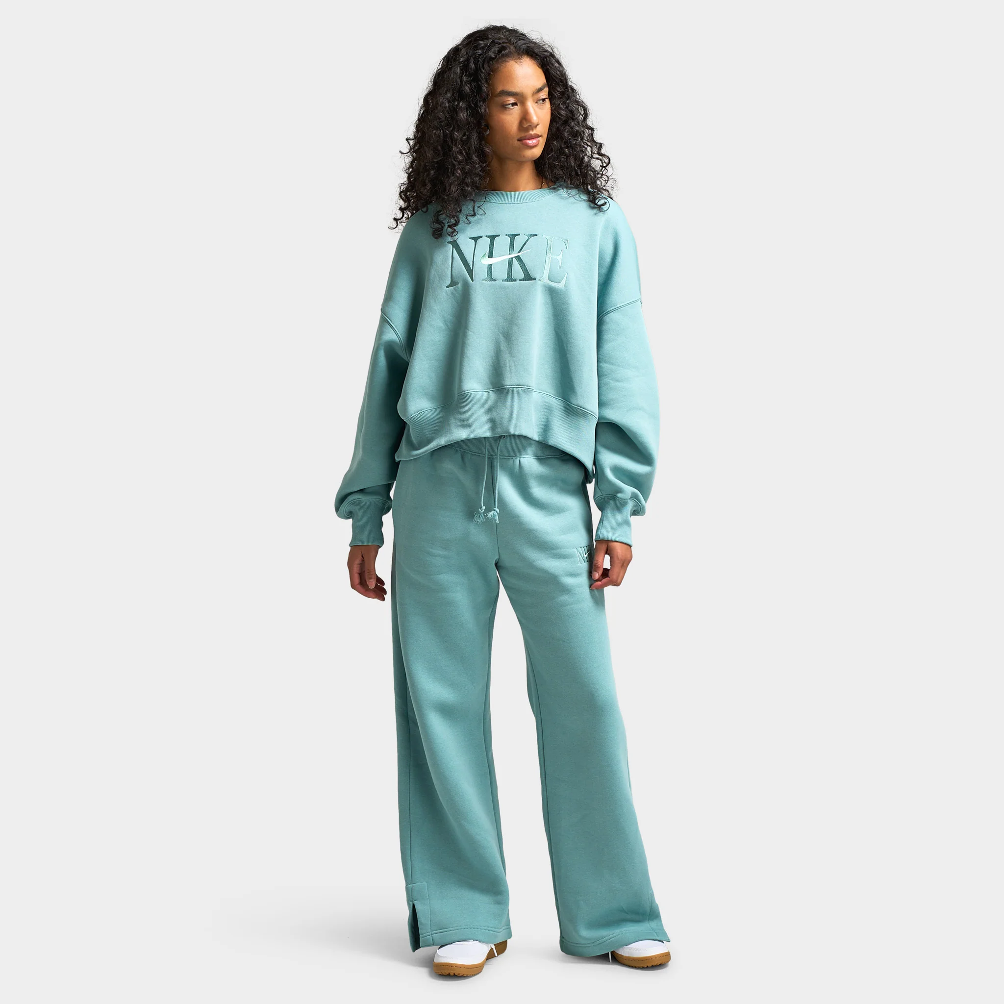 Nike Sportswear Women's Phoenix Fleece High-Waisted Pants Cannon / Mint Foam - Image 6