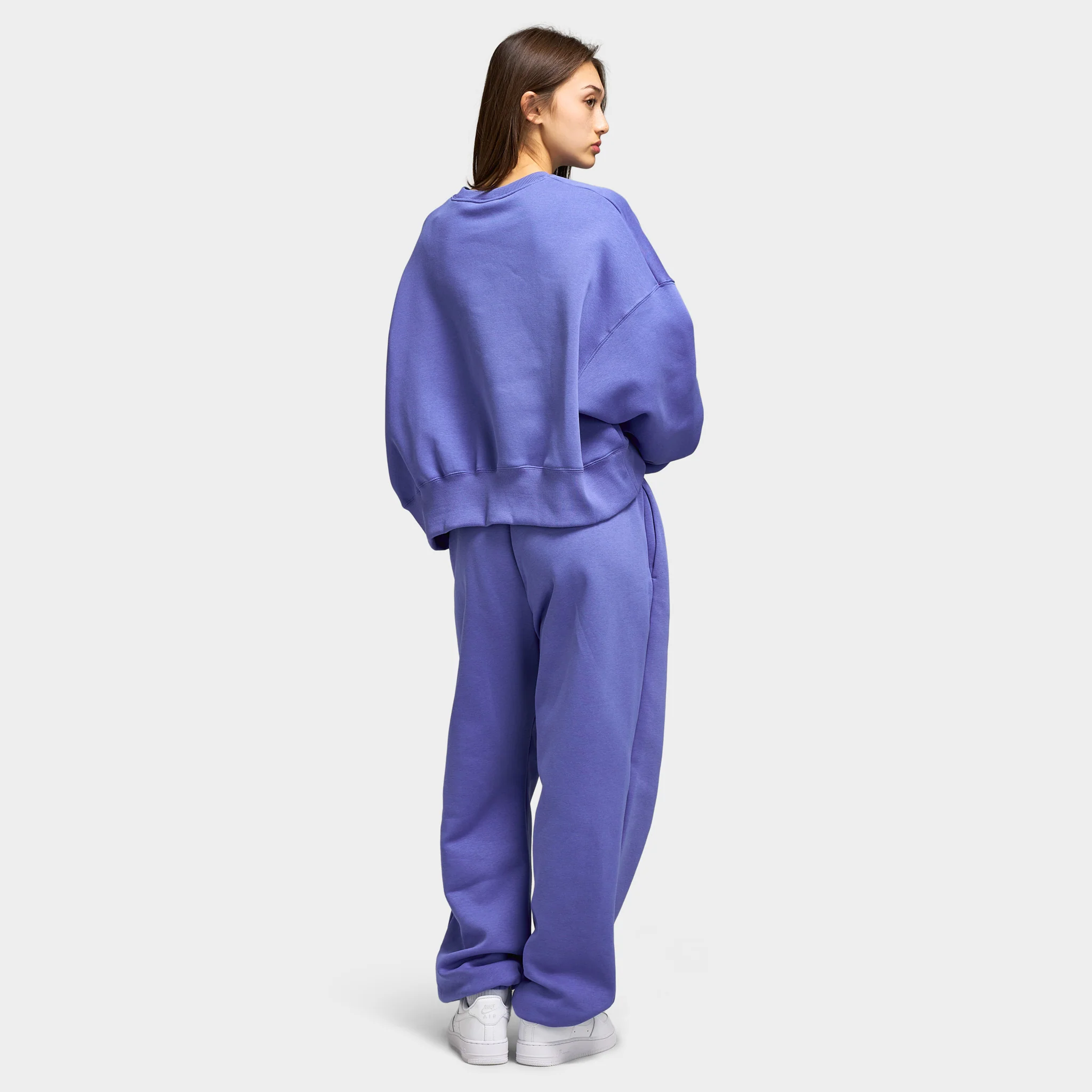 Nike Sportswear Women's Phoenix Fleece Oversized Crew / Light Medium Blue - Image 2