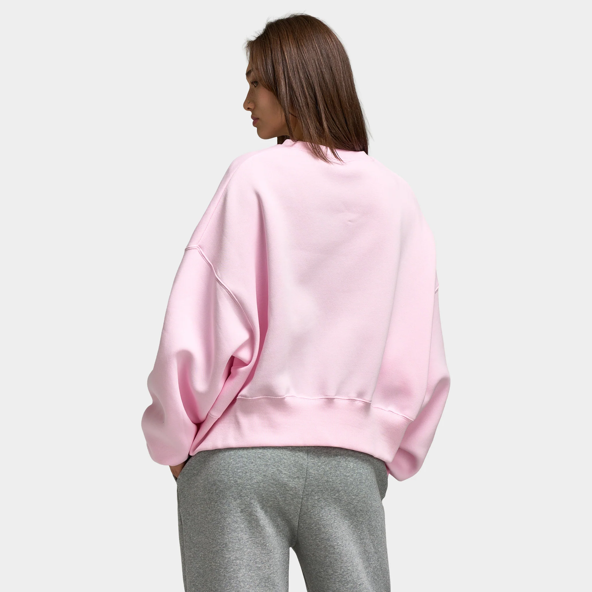 Nike Sportswear Women's Phoenix Fleece Oversized Crew / Pink Foam - Image 6