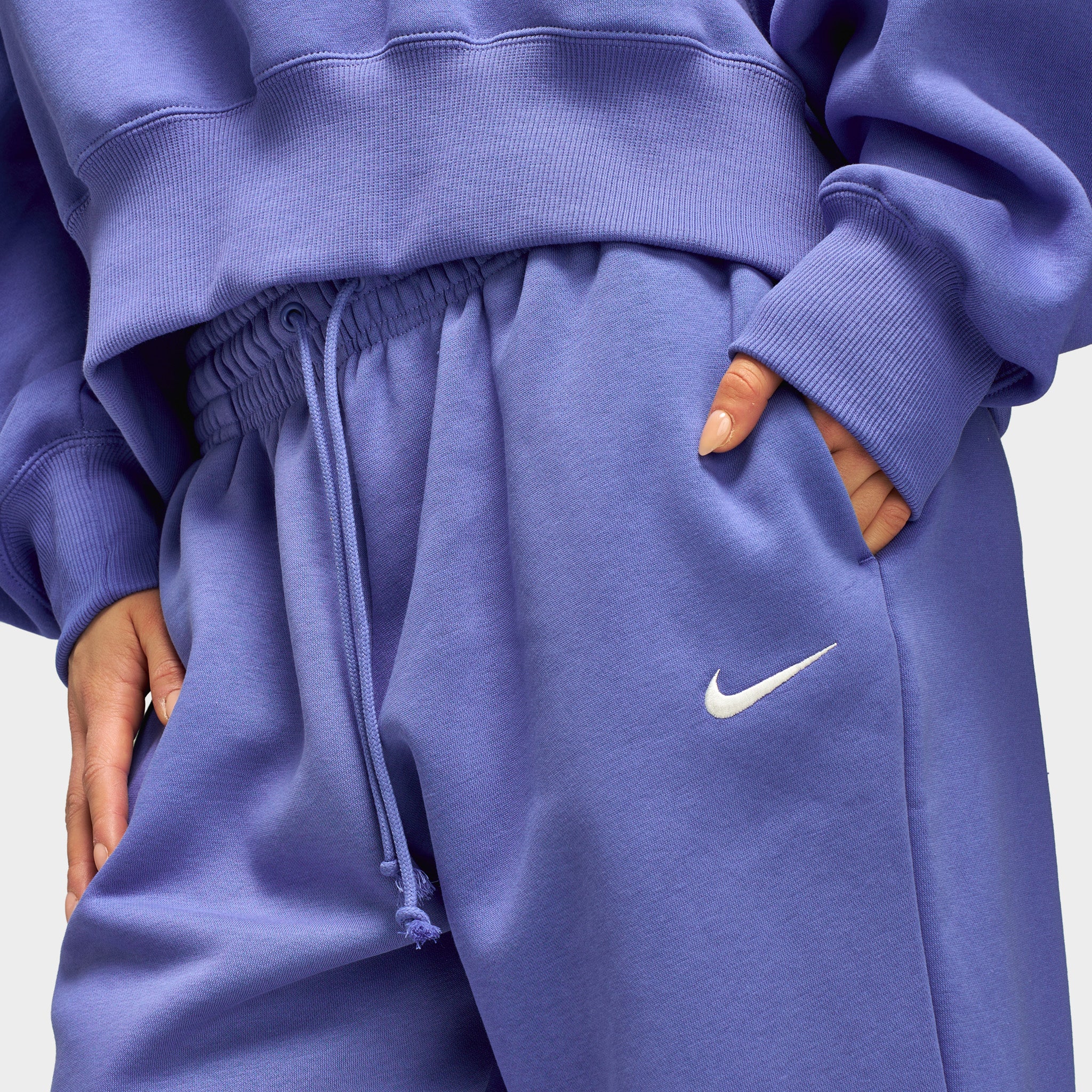 Nike Sportswear Women's Phoenix Fleece Pants / Light Medium Blue - Image 3