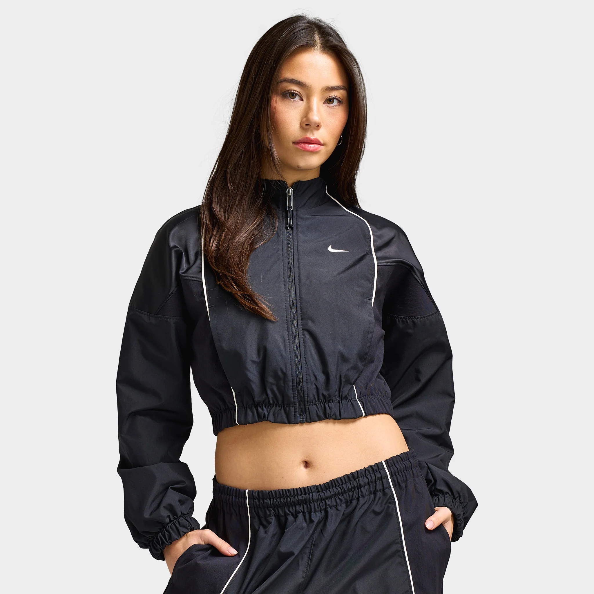 Nike Sportswear Women's Shrunken Track Jacket / Black - Image 3