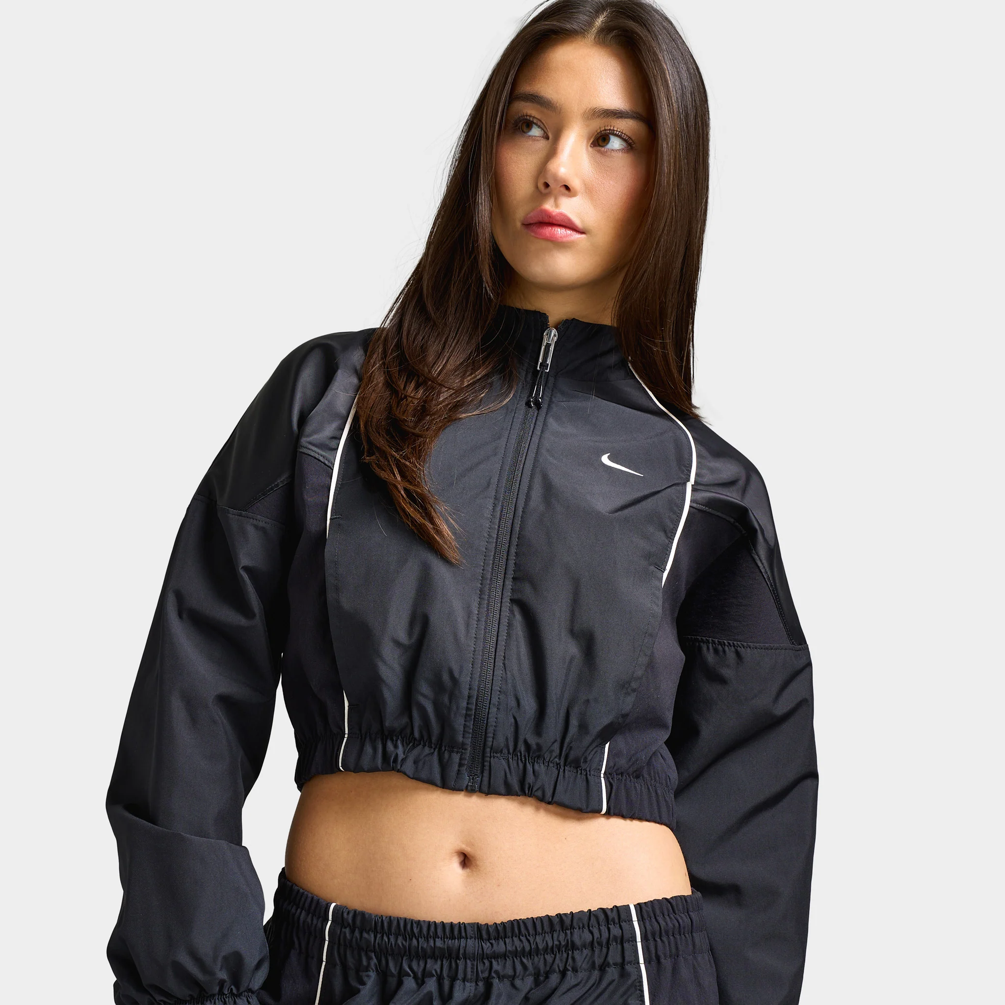 Nike Sportswear Women's Shrunken Track Jacket / Black - Image 6