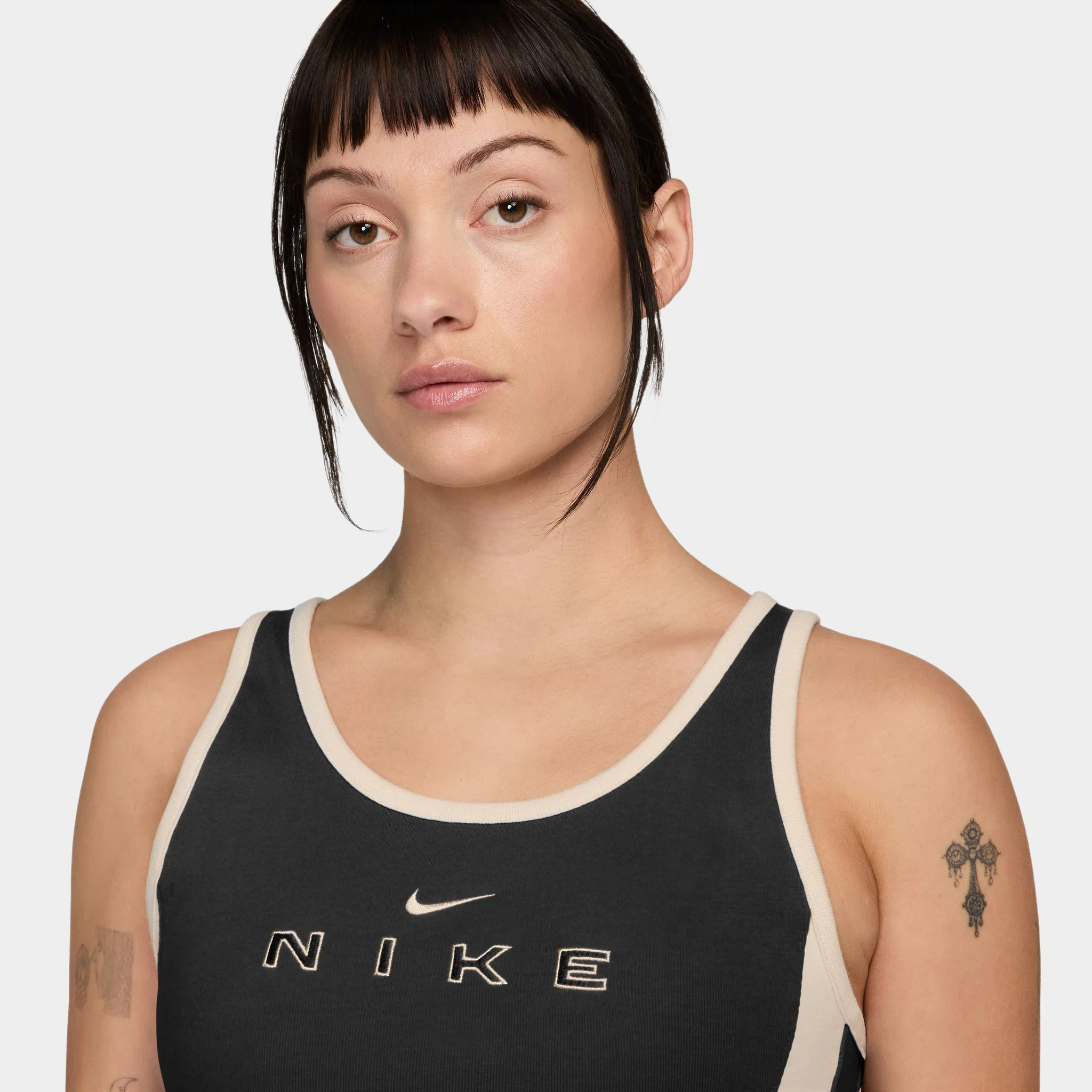 Nike Sportswear Women's Street Tank /  Black / Chalk - Image 3