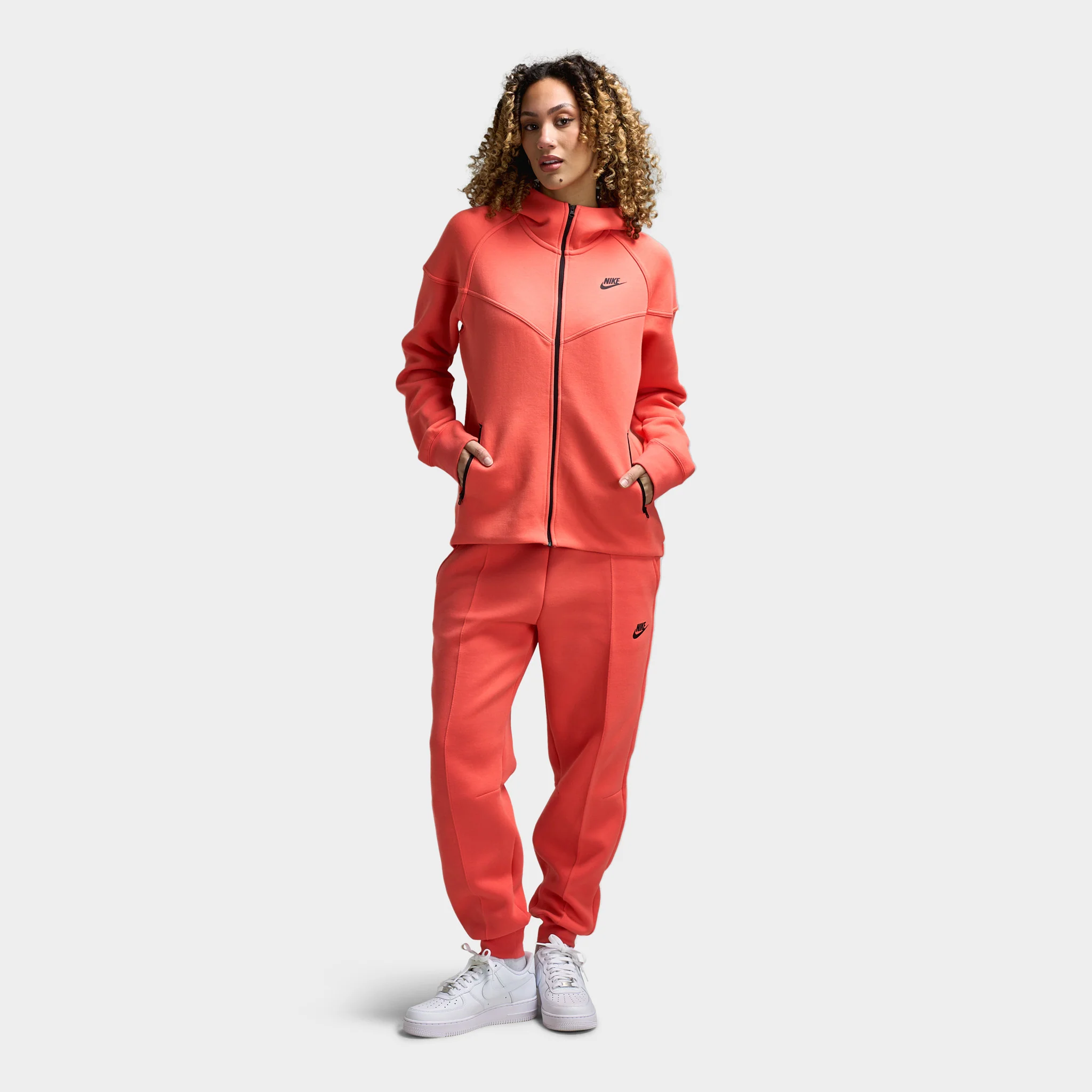 Nike Sportswear Women's Tech Fleece Mid Rise Jogger Magic Ember / Black - Image 6