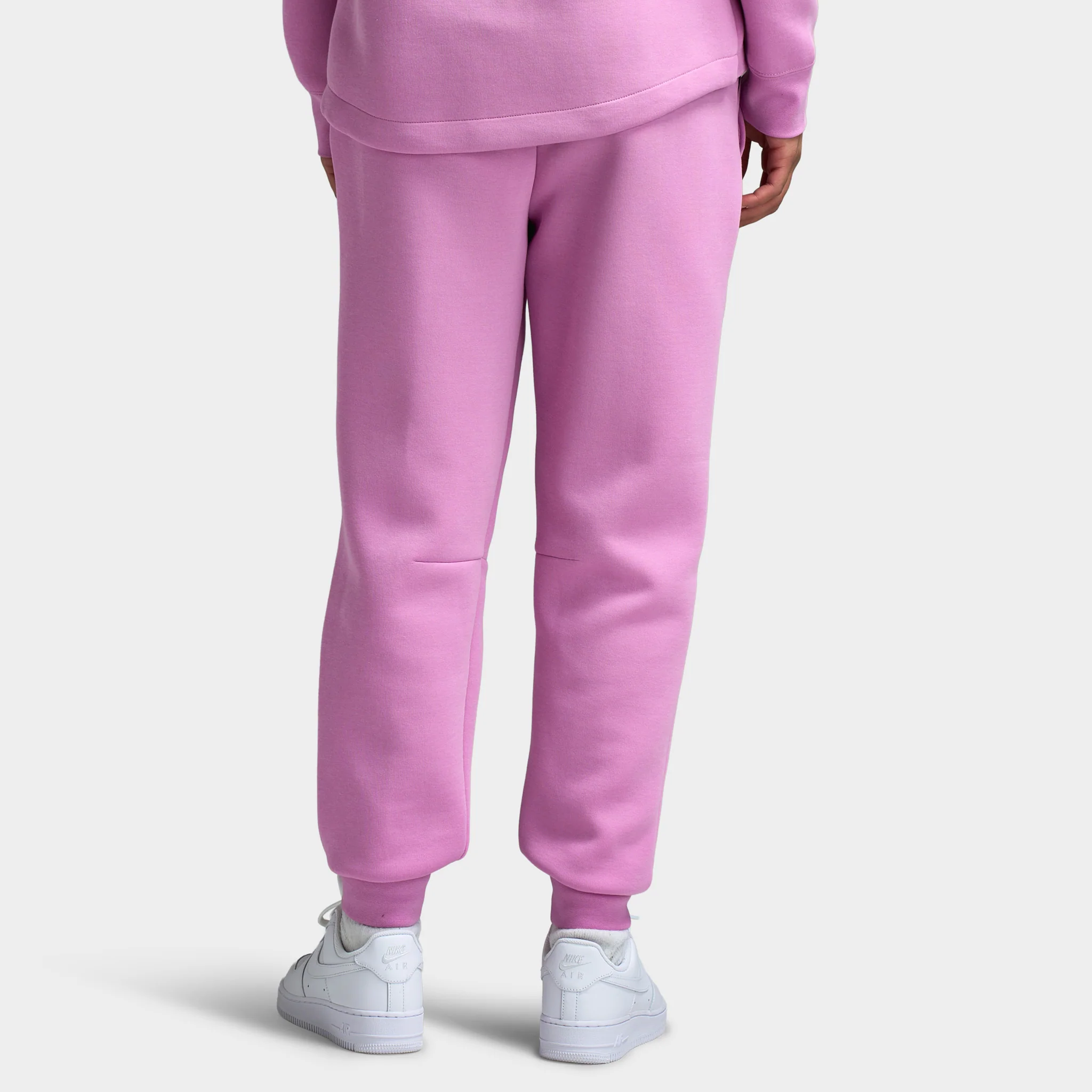 Nike Sportswear Women's Tech Fleece Midrise Joggers / Light Magenta - Image 4