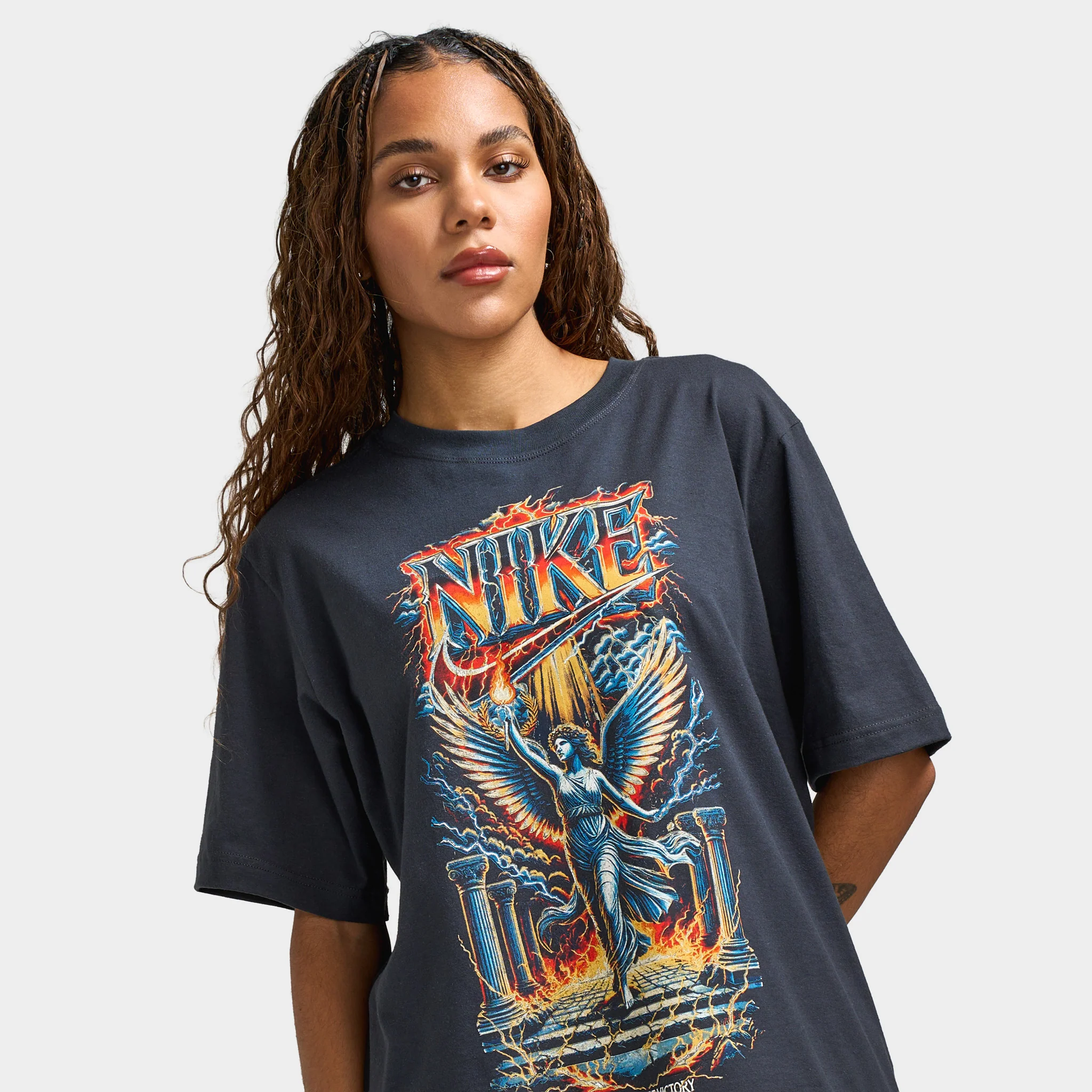 Nike Sportswear Women's Tee Essential Oversized / Off Noir - Image 3