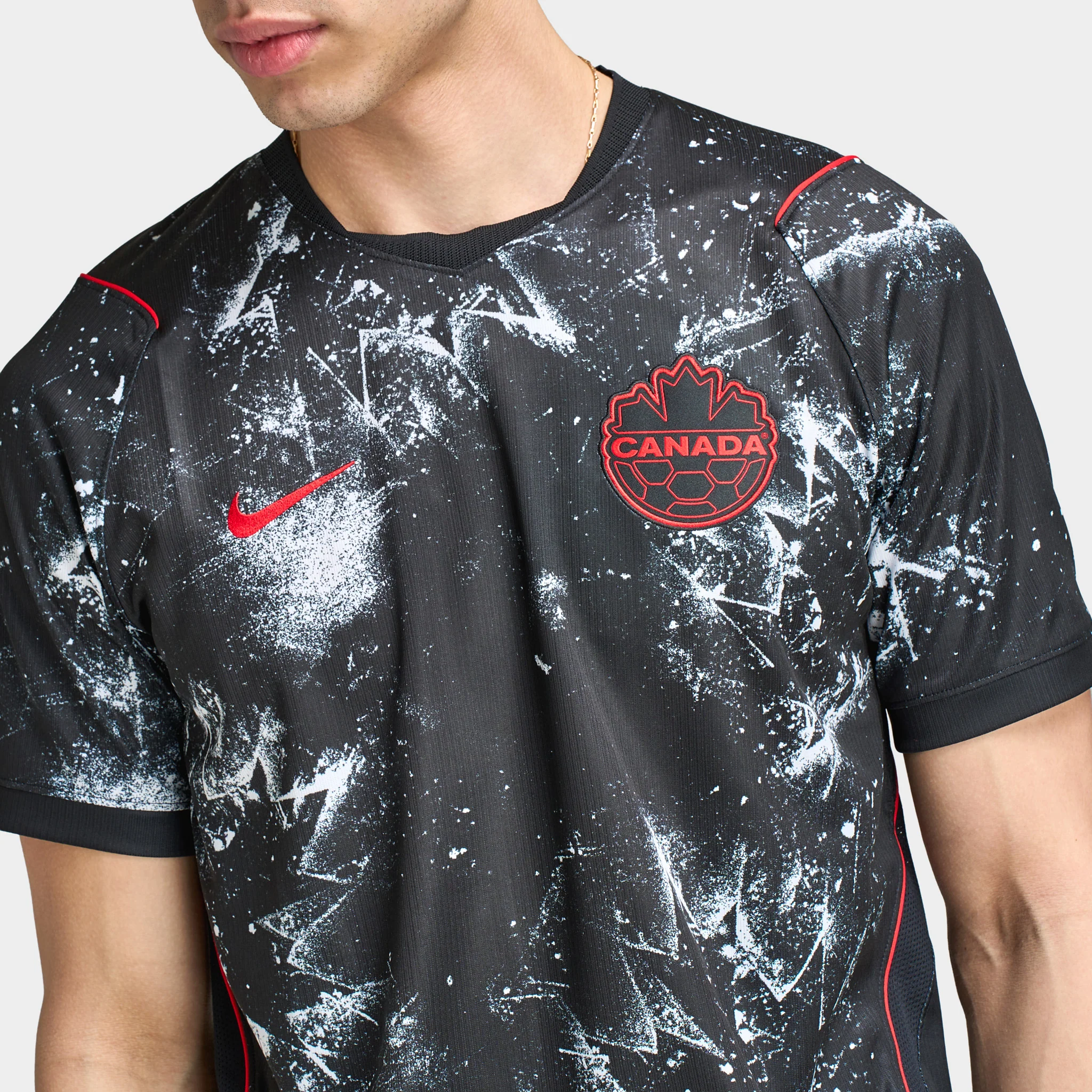 Nike Stadium Replica Jersey Canada (Away) / Black - Image 3