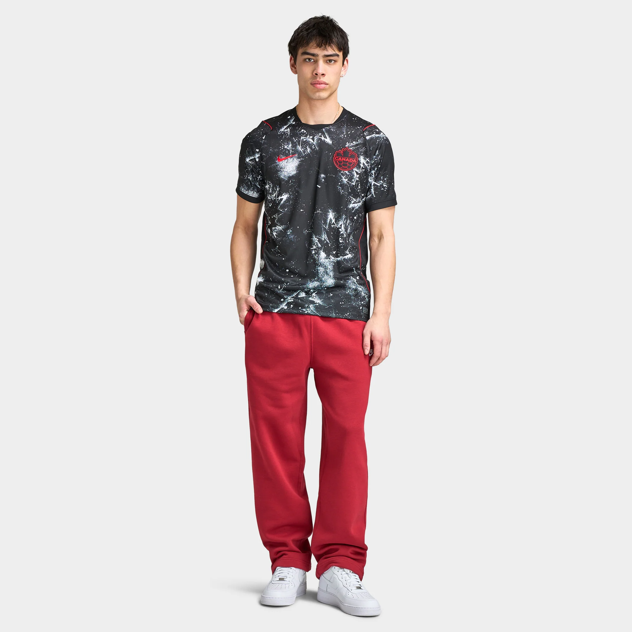 Nike Stadium Replica Jersey Canada (Away) / Black - Image 5