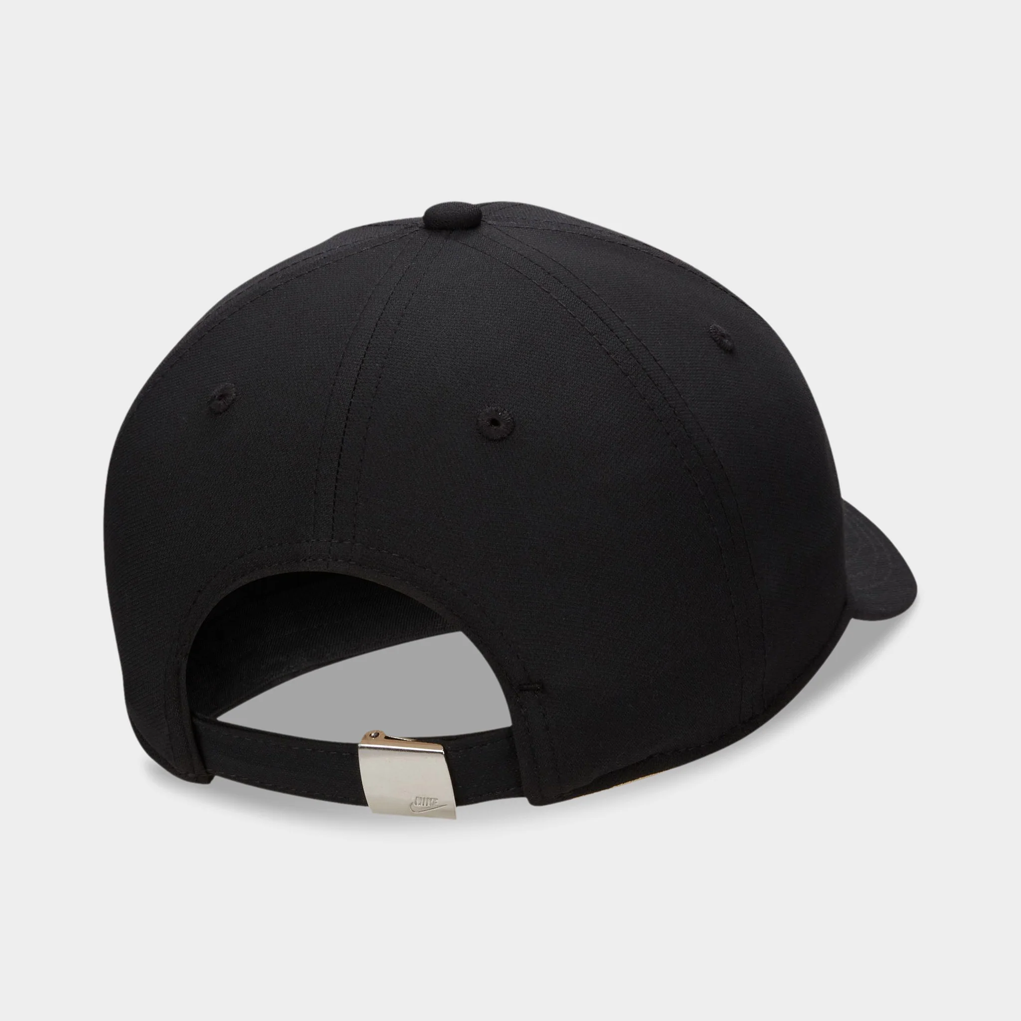 Nike Structured Metal Logo Cap Black / Metallic Silver - Image 2