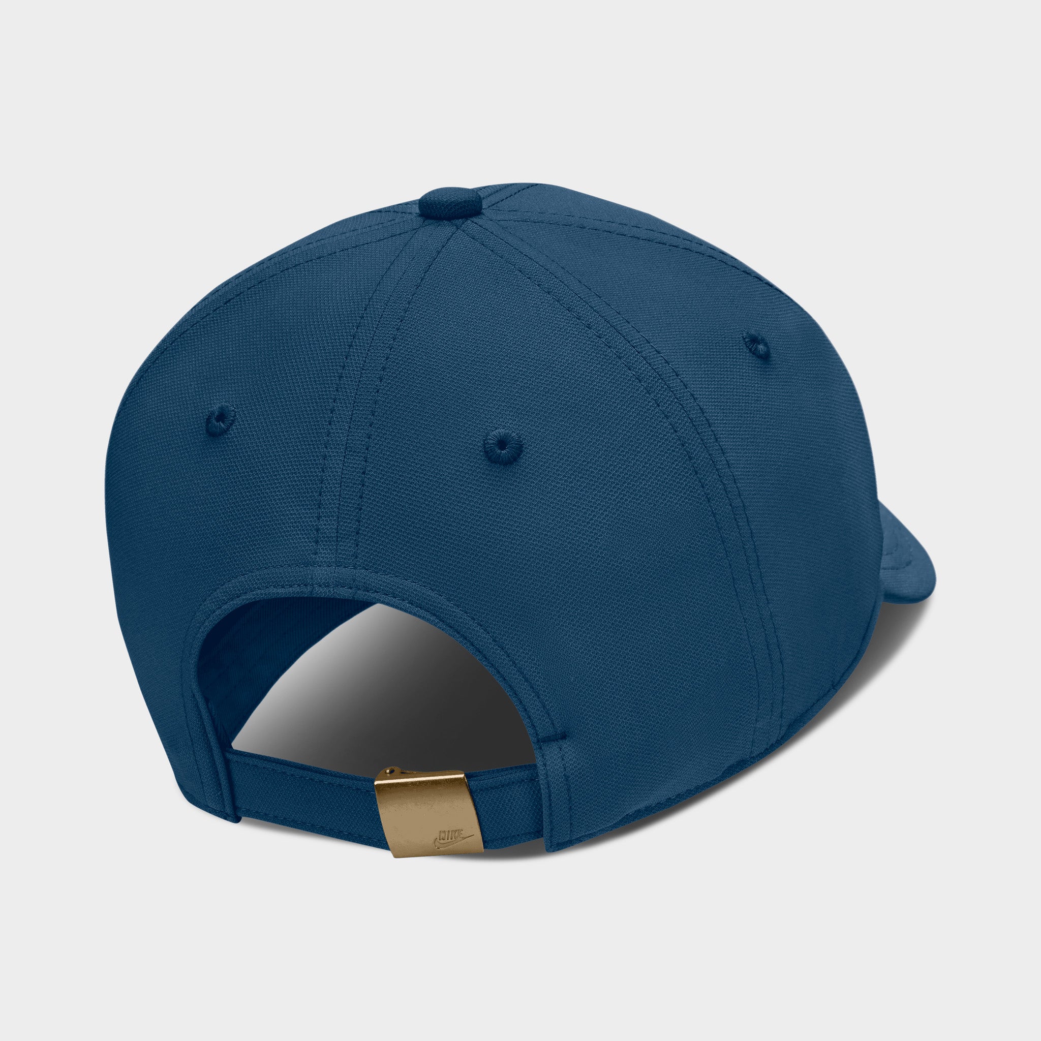 Nike Structured Metal Logo Cap Blue Force / Metallic Gold - Image 2