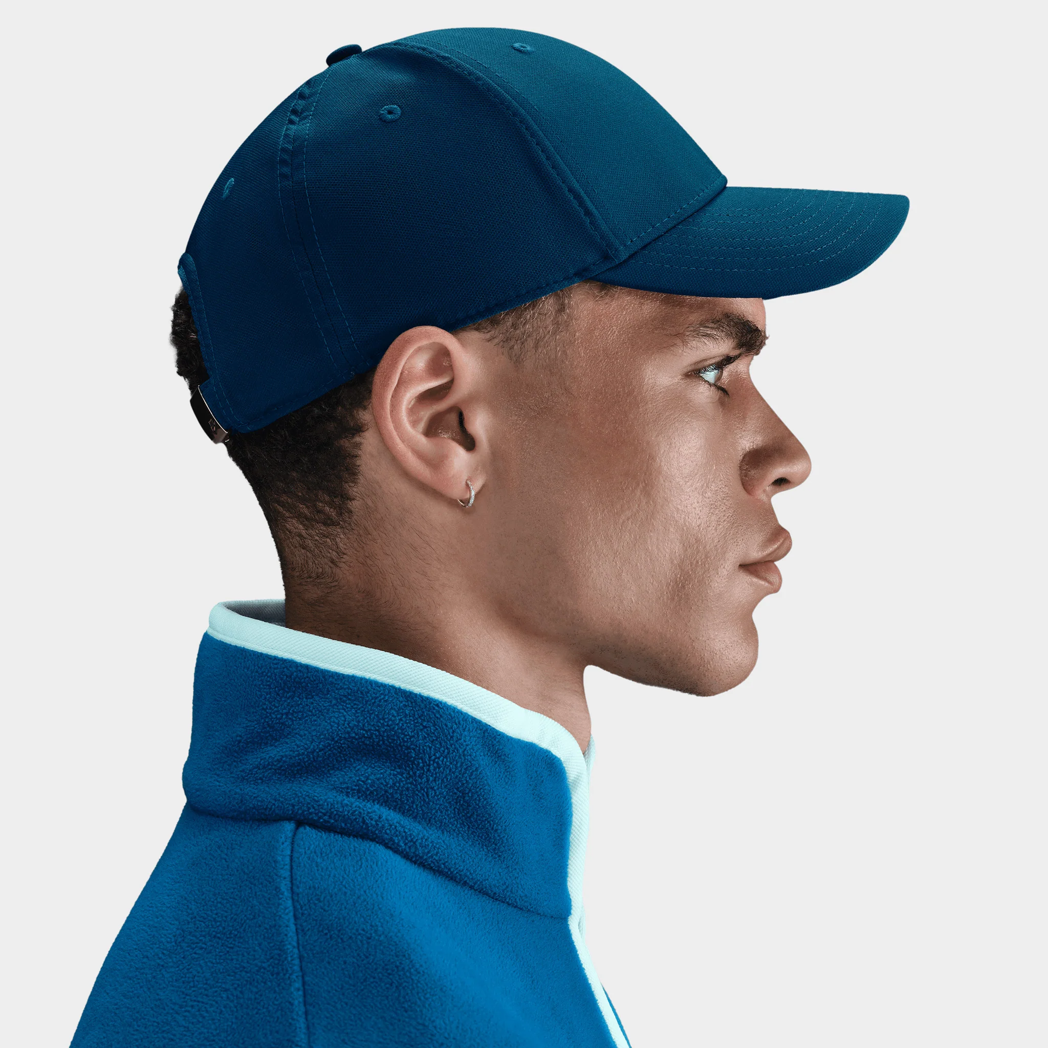 Nike Structured Metal Logo Cap Blue Force / Metallic Gold - Image 4