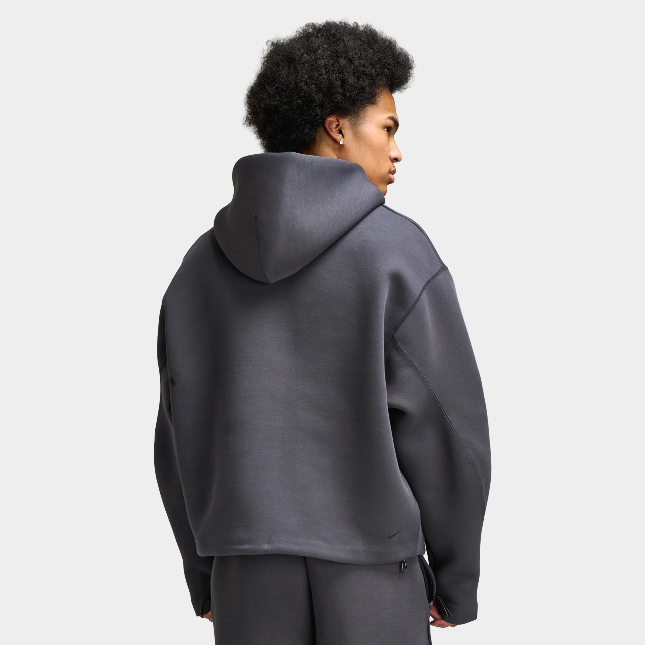 Nike Tech Ergonomic Pullover Hoodie Anthracite / Black - Image 6