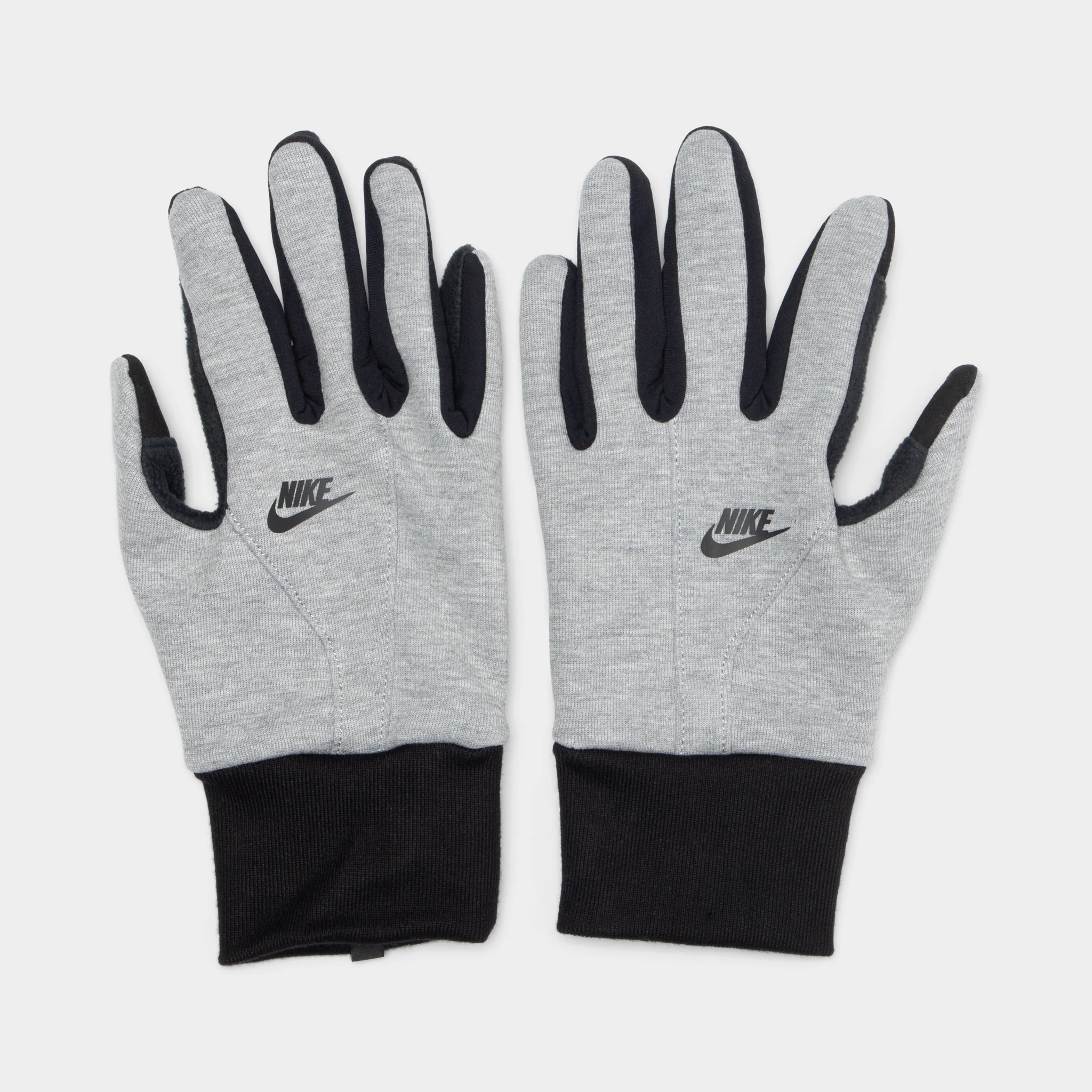 Nike Tech Fleece 2.0 Gloves Dark Grey / Black - Image 2