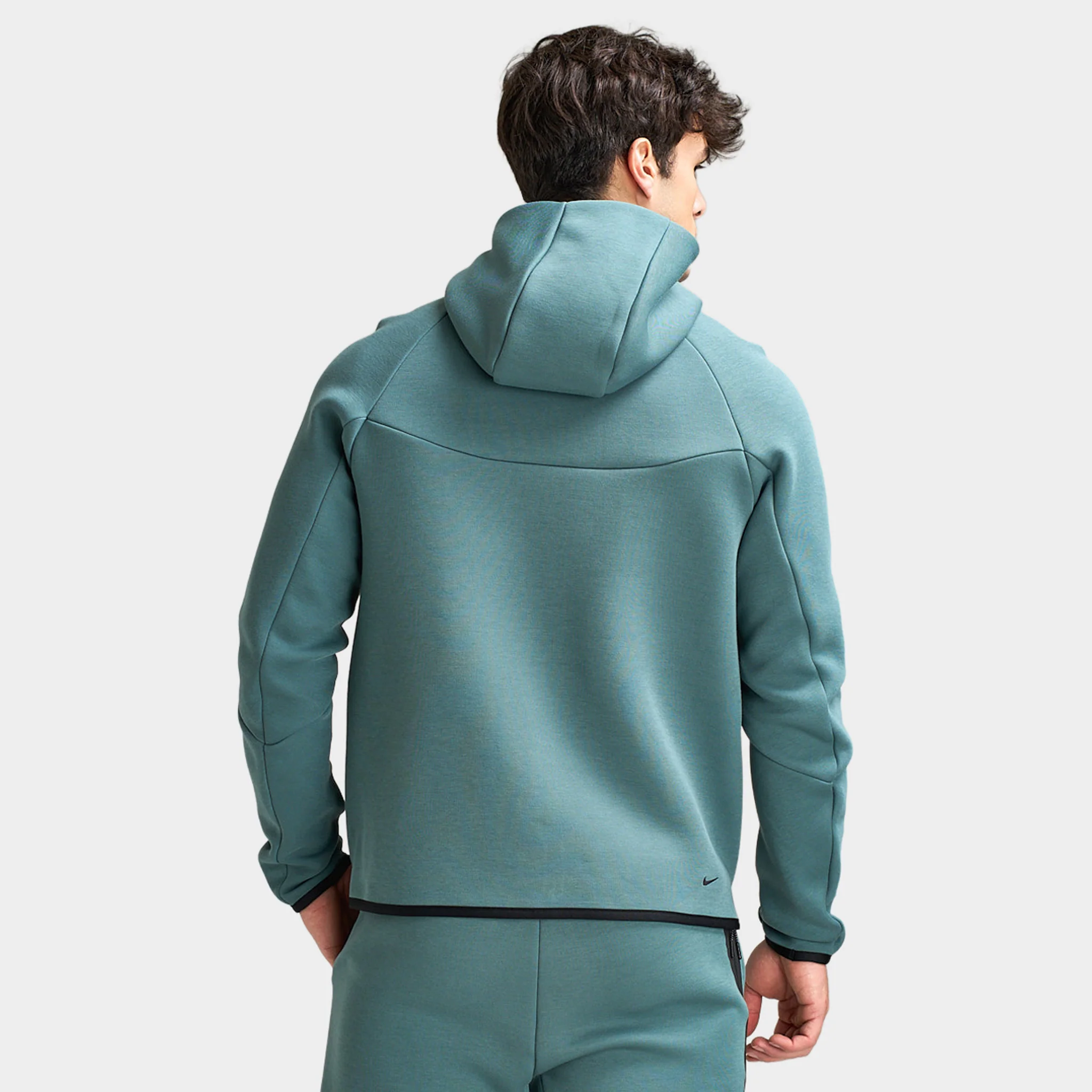 Nike Tech Fleece Full Zip Hoodie Mineral Slate / Black - Image 2