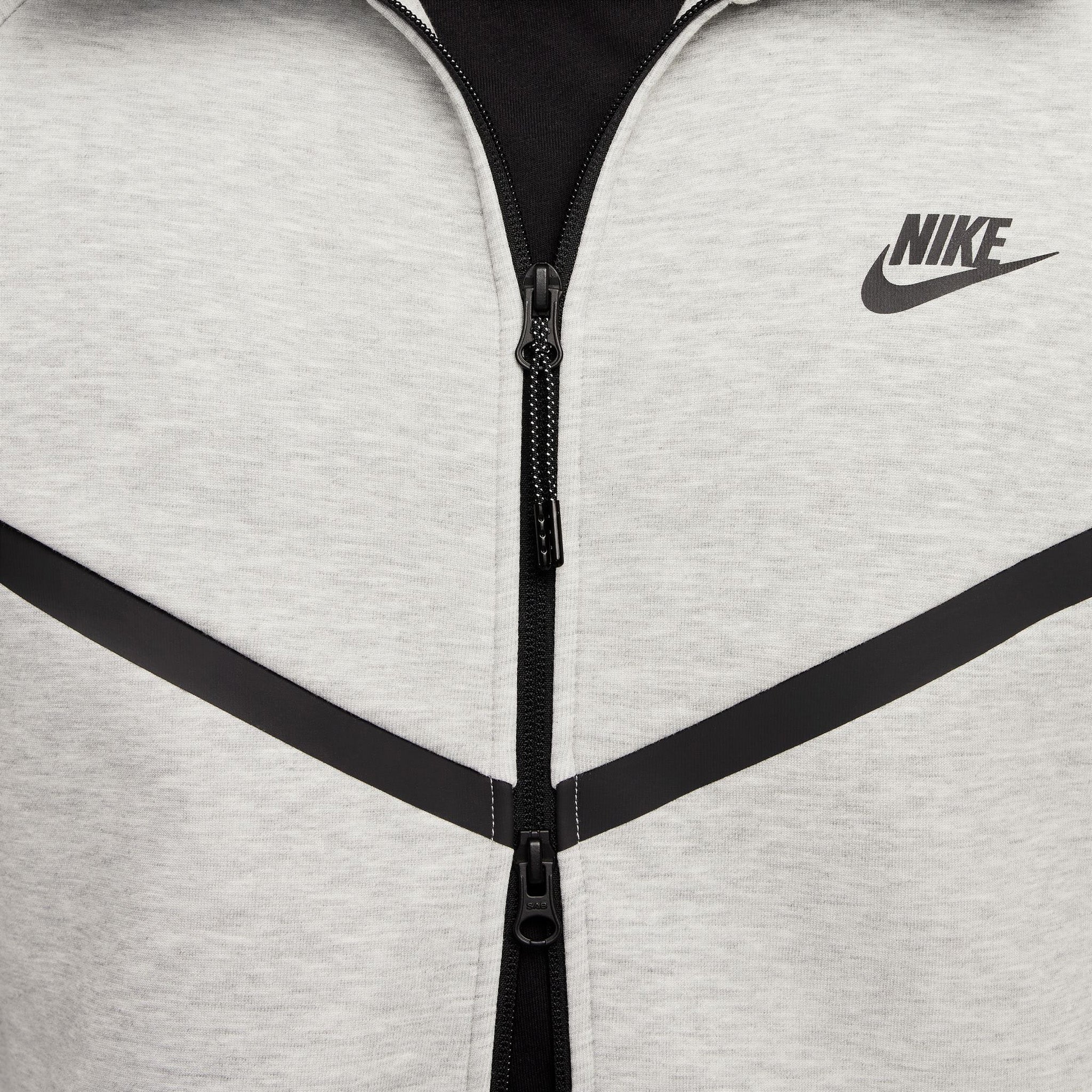 Nike Tech Fleece Full-Zip Windrunner Hoodie Dark Grey Heather / Black - Image 5