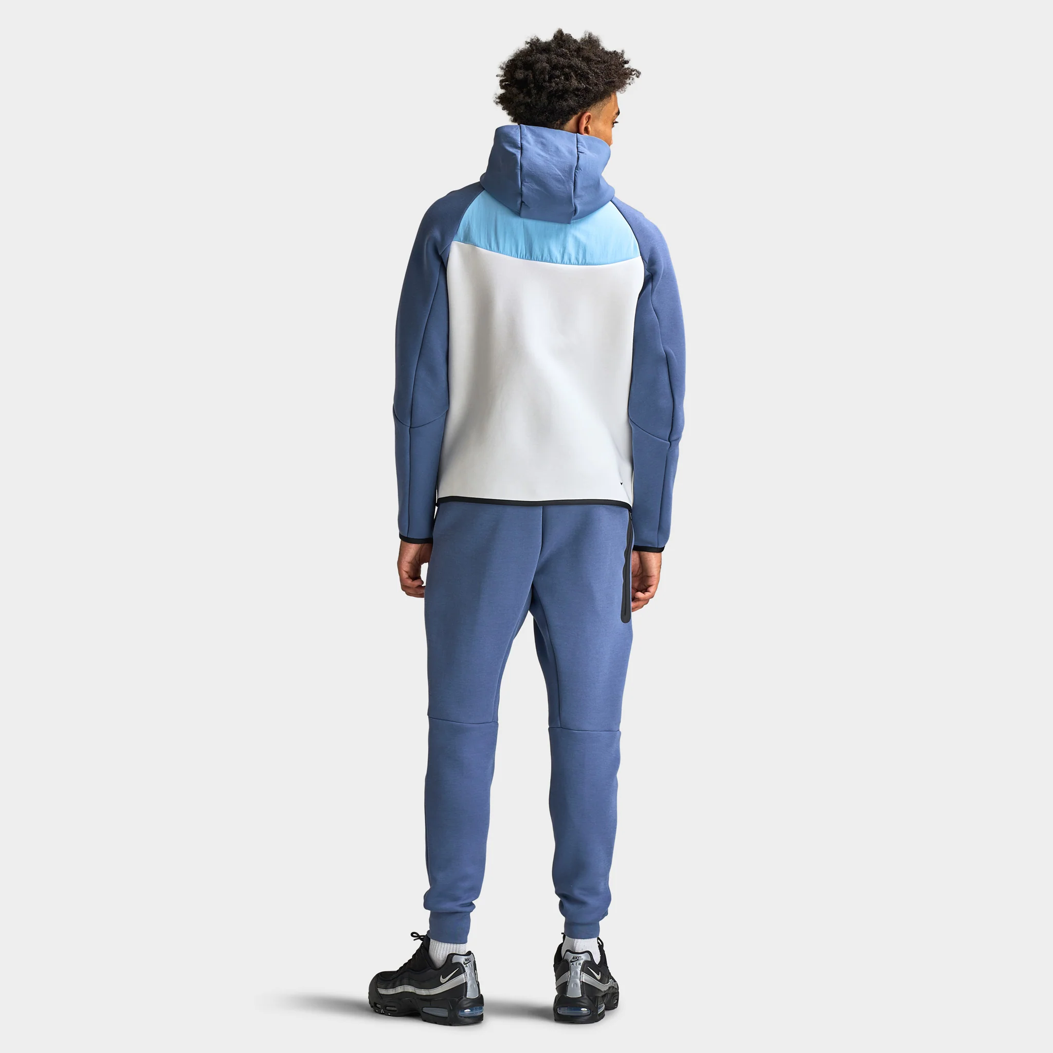 Nike Tech Fleece Windrunnder Full-Zip Jacket CB Diffused Blue / White - Image 6