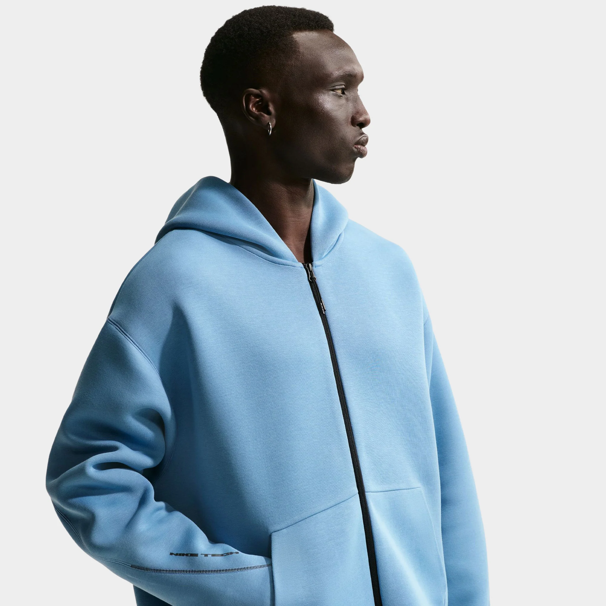Nike Tech Fleece Hoodie / Work Blue - Image 3