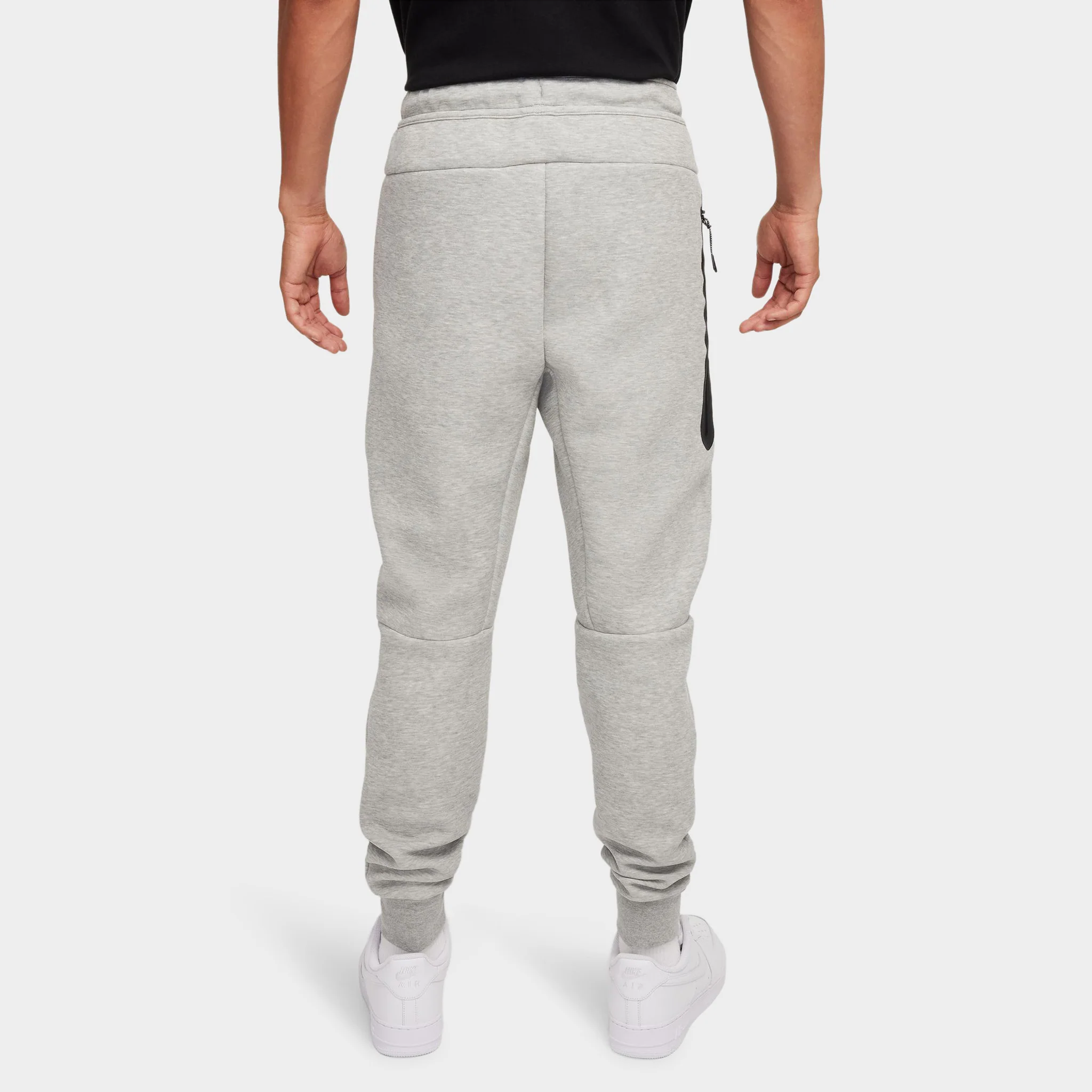 Nike Tech Fleece Joggers Dark Grey Heather / Black - Image 2