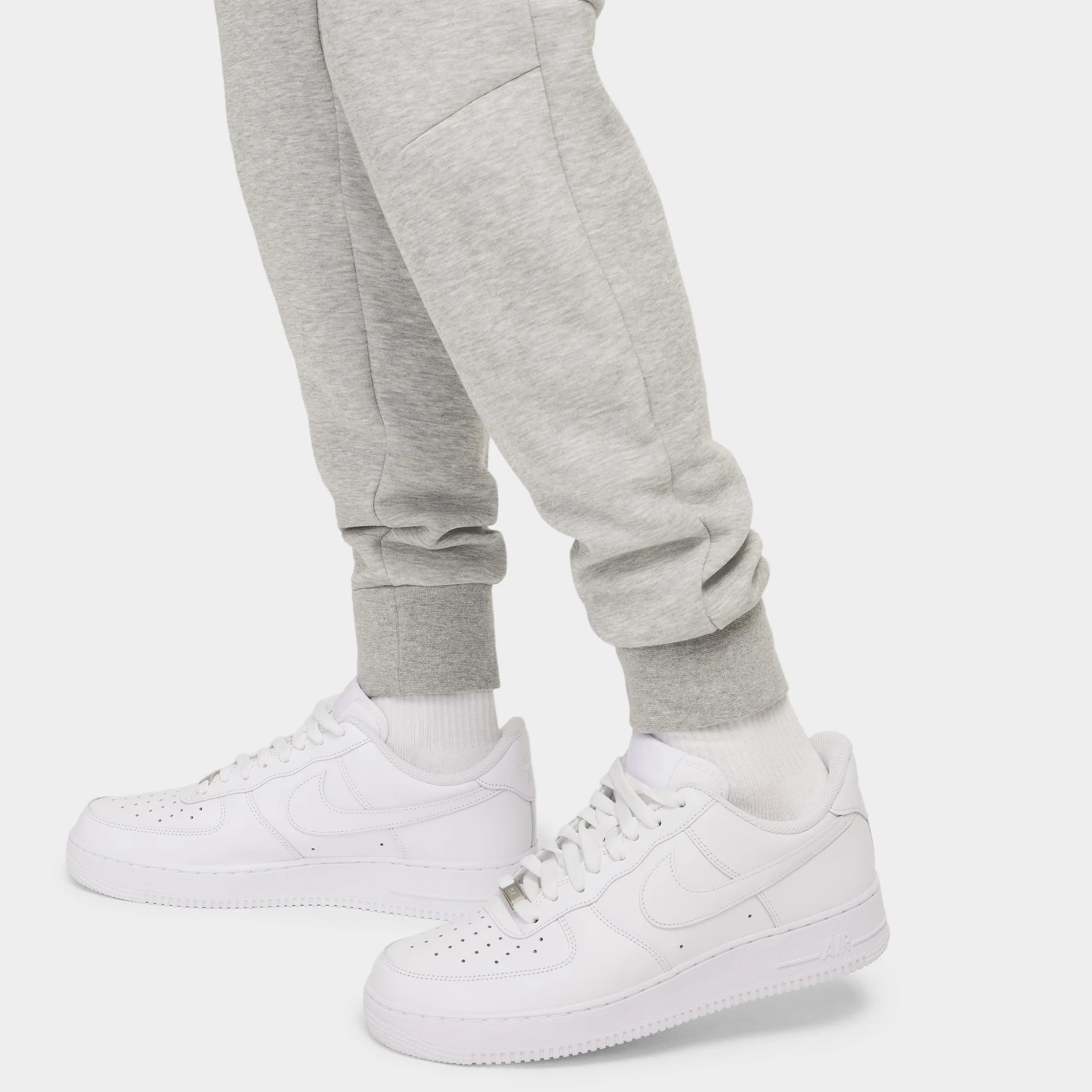 Nike Tech Fleece Joggers Dark Grey Heather / Black - Image 6