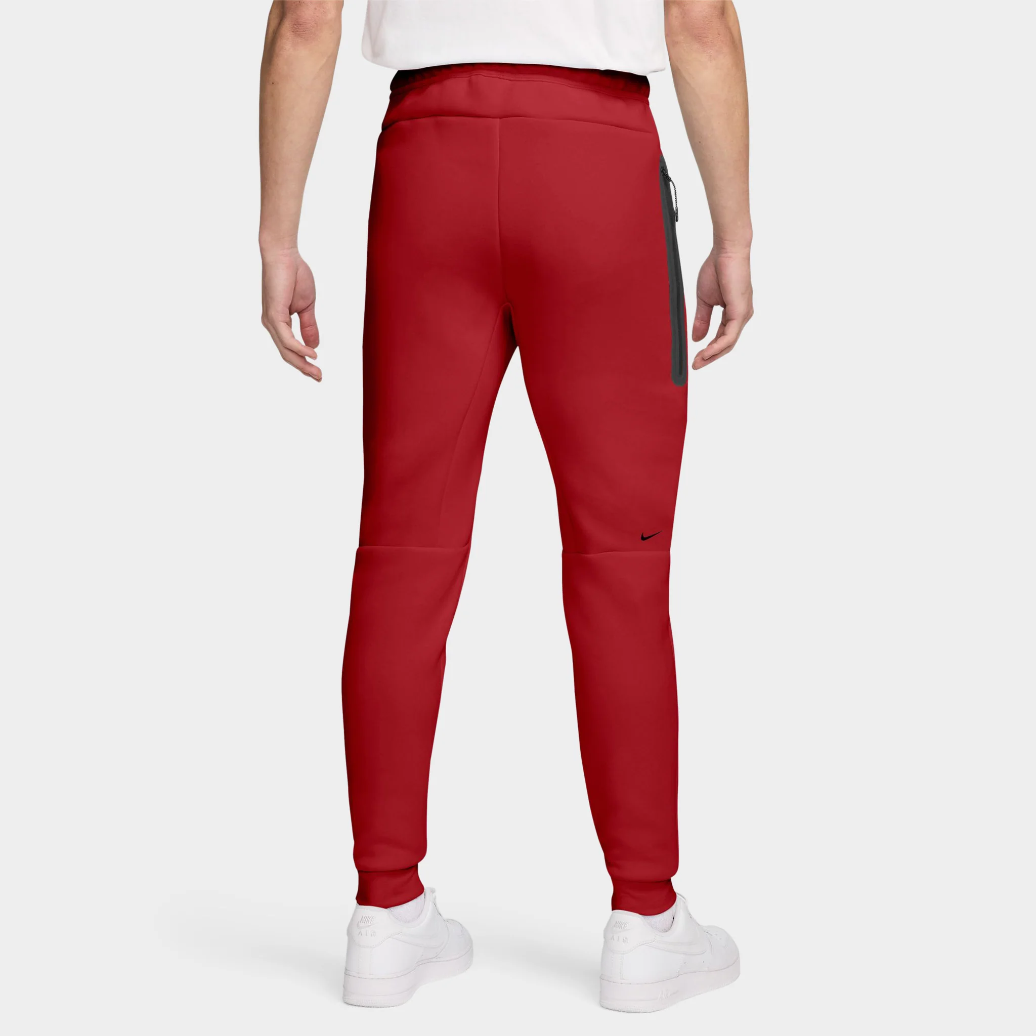 Nike Tech Fleece Joggers Gym Red / Black - Image 2