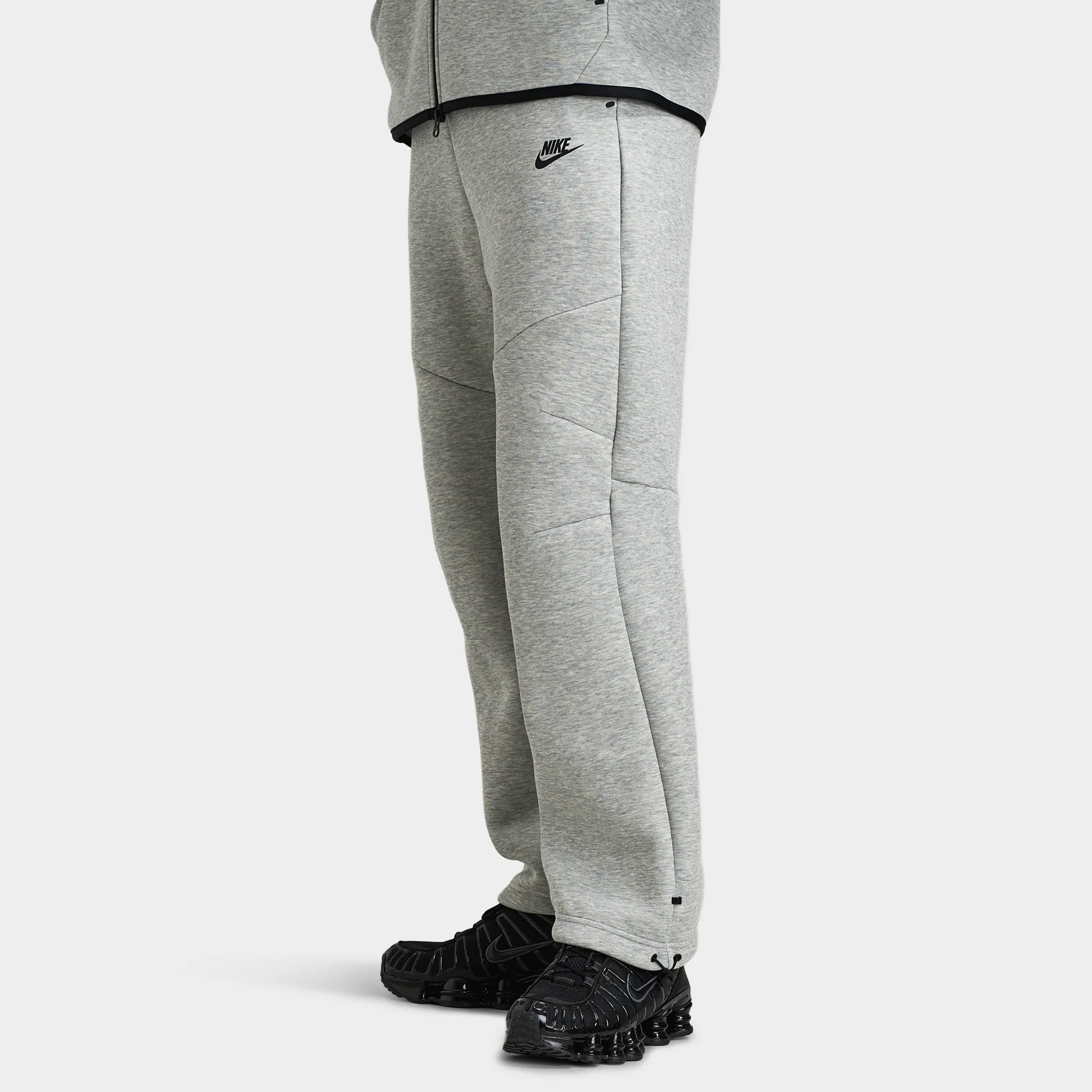 Nike Tech Fleece Open Hem Pants / Grey Heather - Image 3