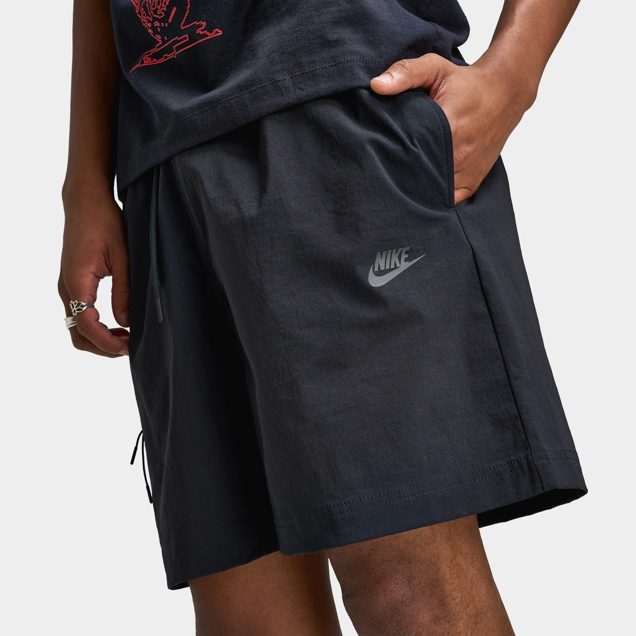 Nike Tech Woven Shorts Black / Black - Image 4