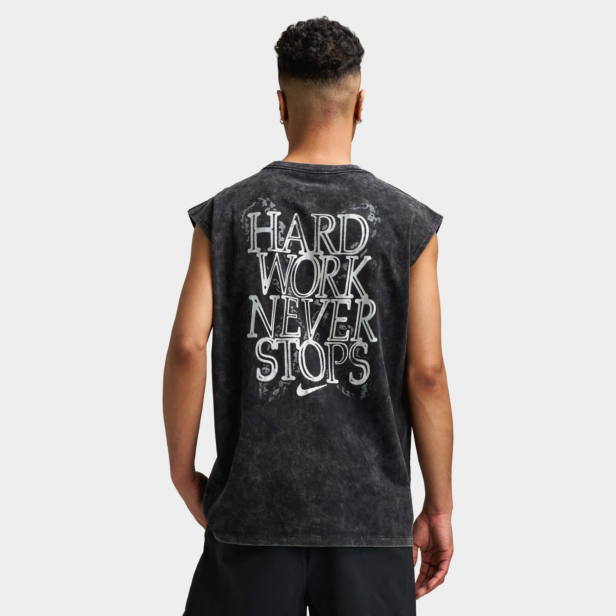 Nike Train Hard Work Graphic Tee / Black - Image 2
