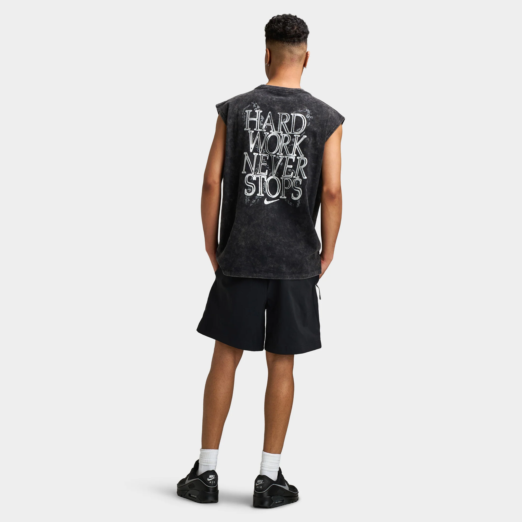 Nike Train Hard Work Graphic Tee / Black - Image 6