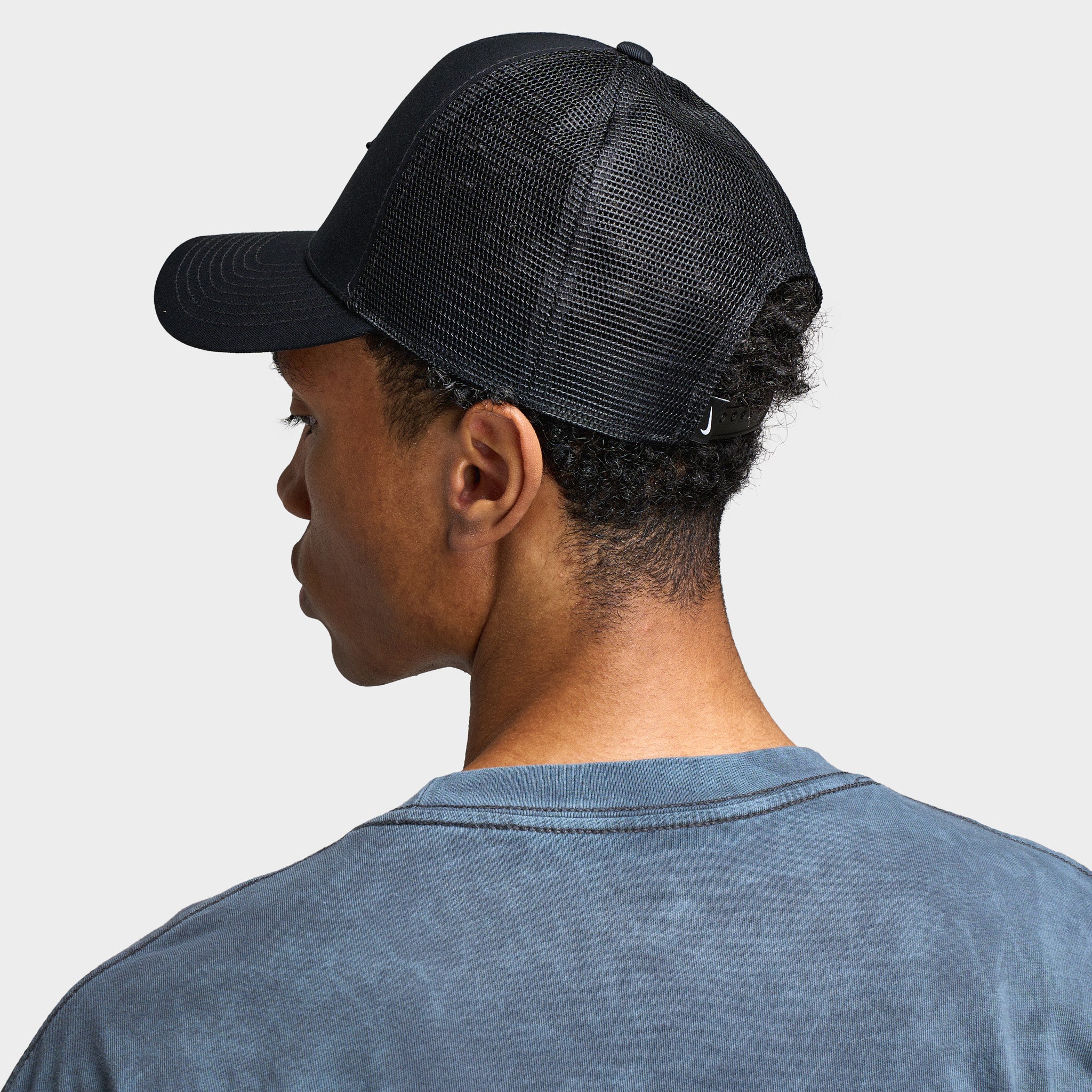 Nike Rise Structured Trucker Cap Black/ Black - Image 2