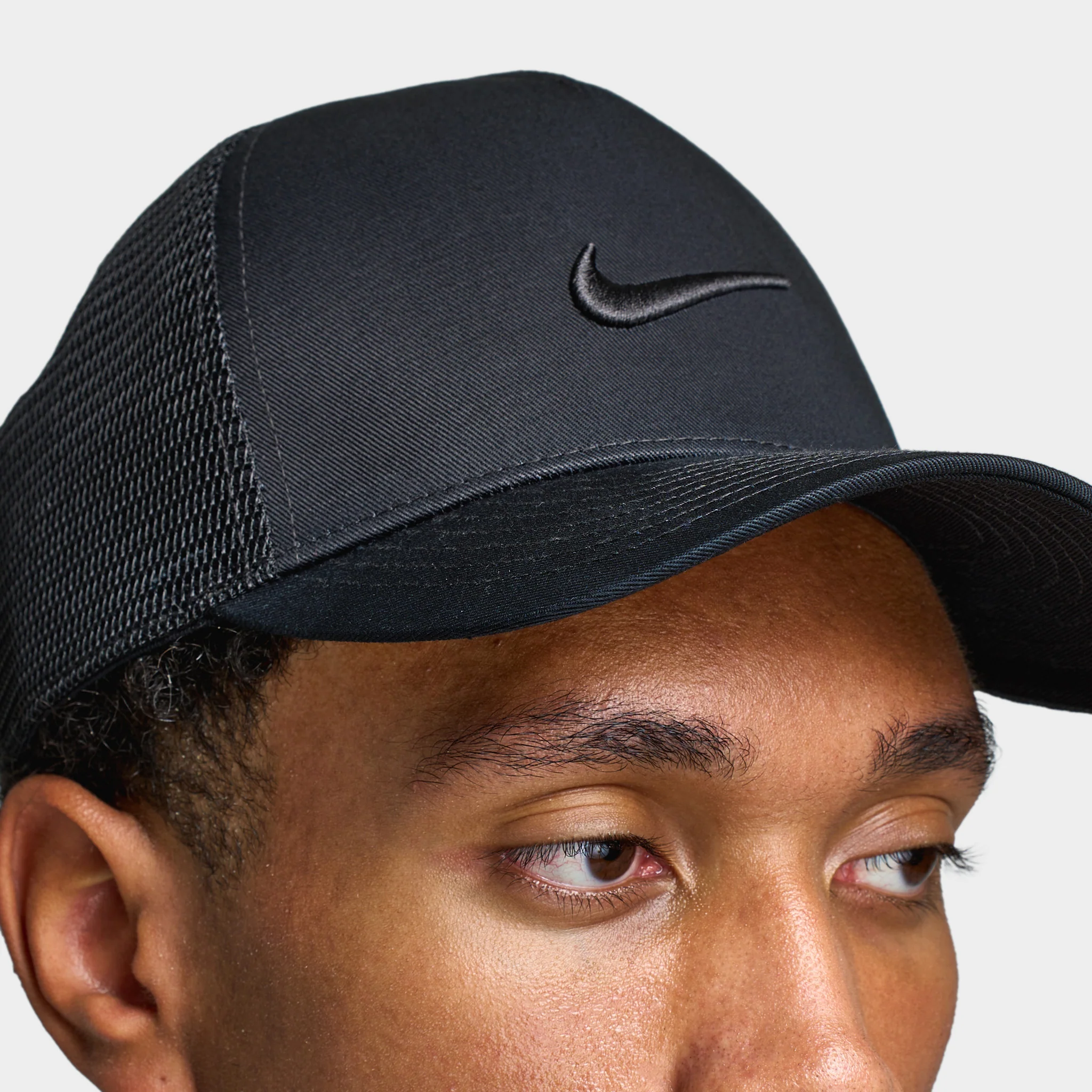 Nike Rise Structured Trucker Cap Black/ Black - Image 3