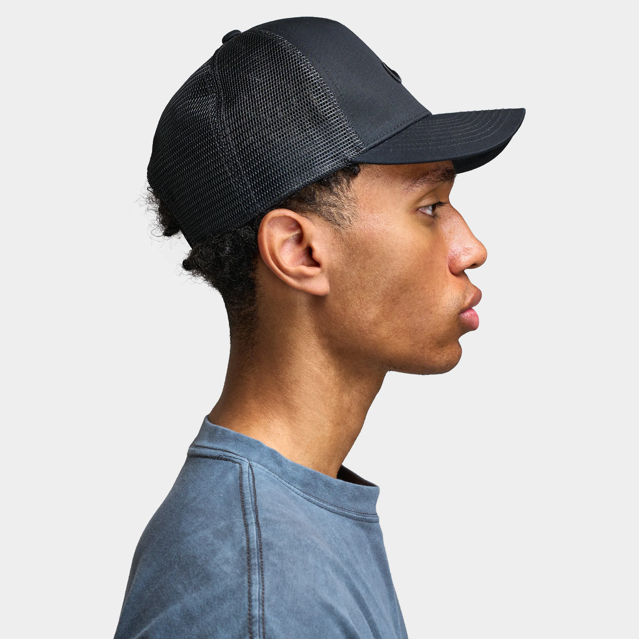 Nike Rise Structured Trucker Cap Black/ Black - Image 4