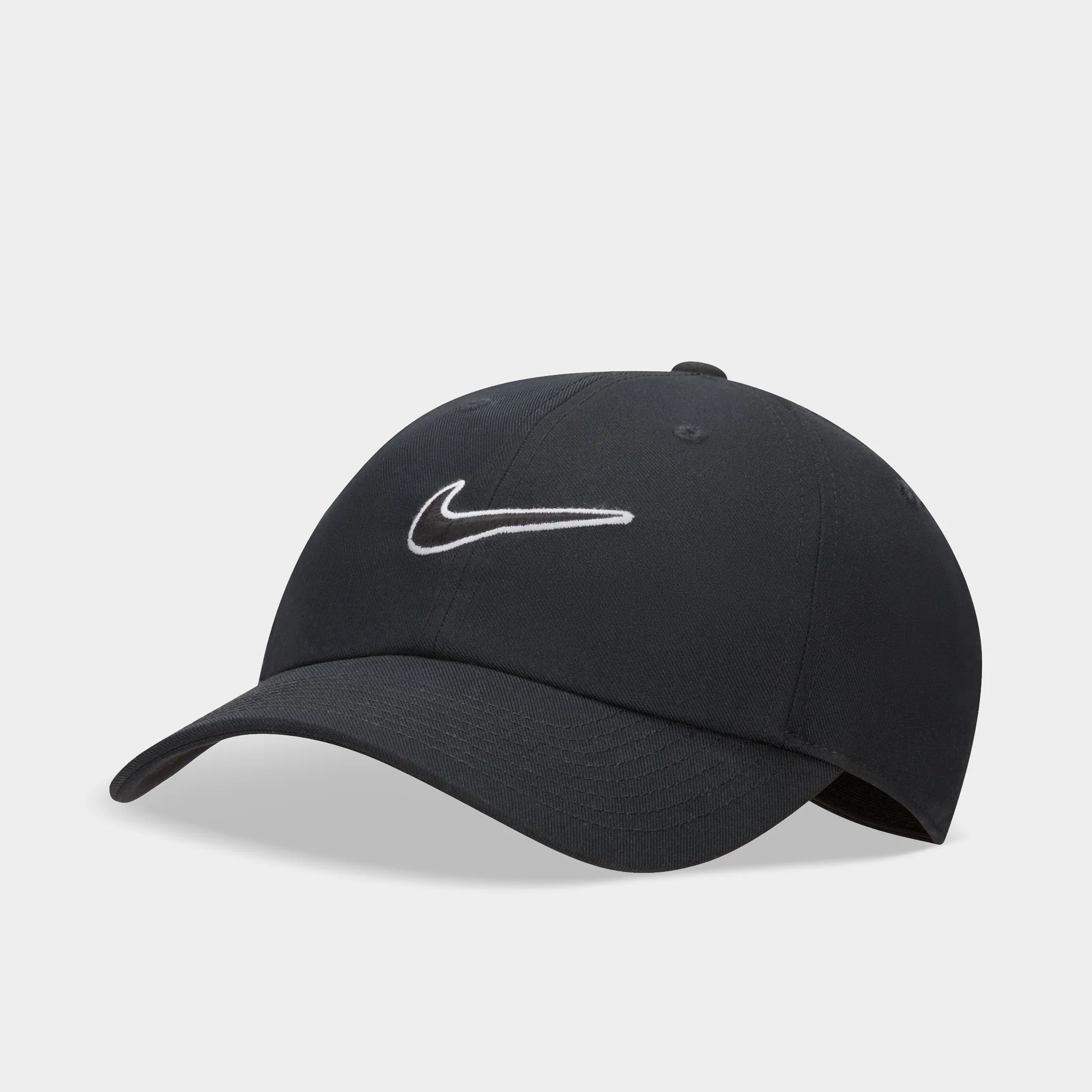 Nike Club Unstructured Swoosh Cap Black / Black - Image 5