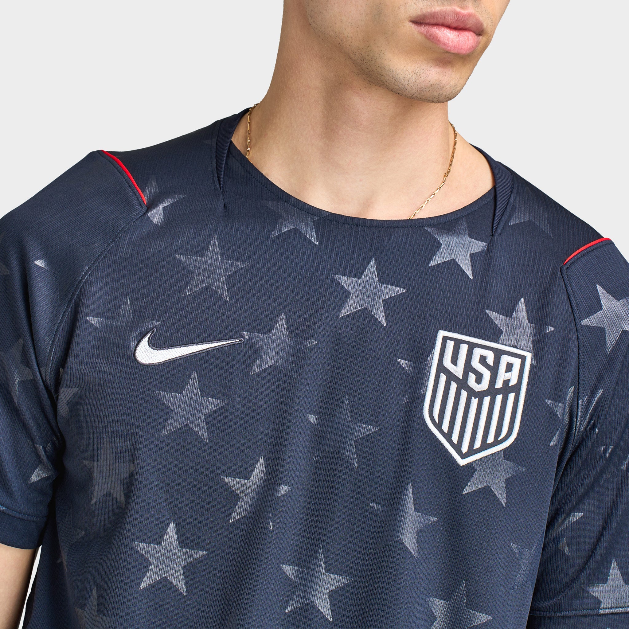 Nike USA Away Jersey Dark Obsidian / Pure Platinum - Image 5