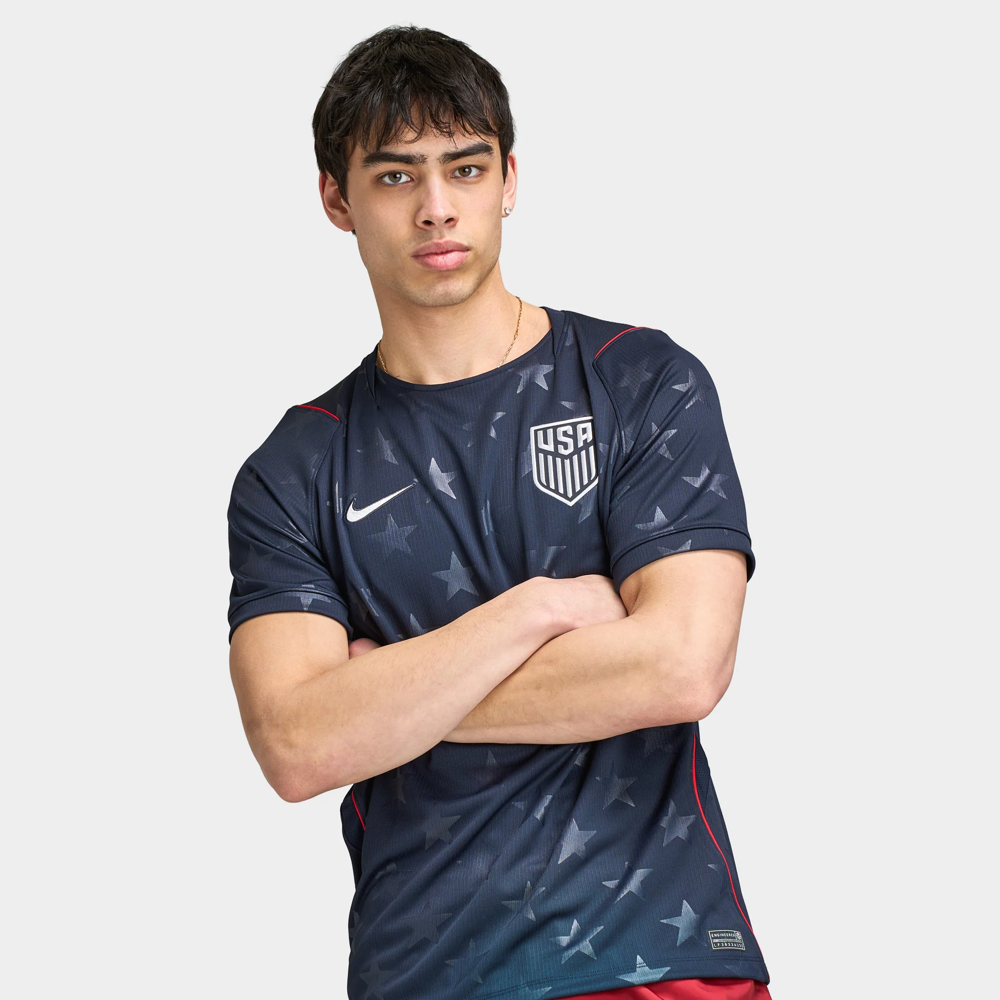 Nike USA Away Jersey Dark Obsidian / Pure Platinum - Image 6