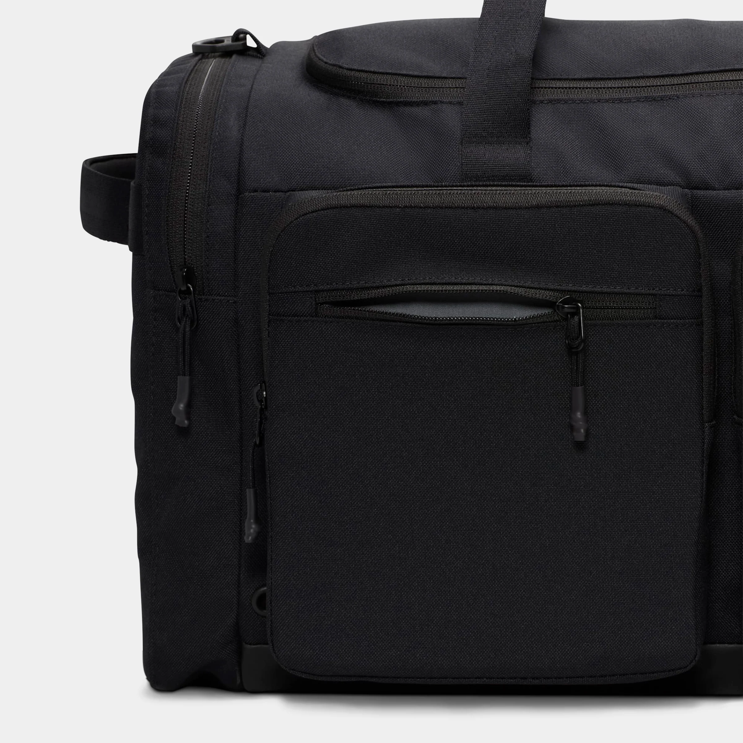 Nike Utility Power 2.0 Duffel Bag Medium (51L) Black / Black - White - Image 10