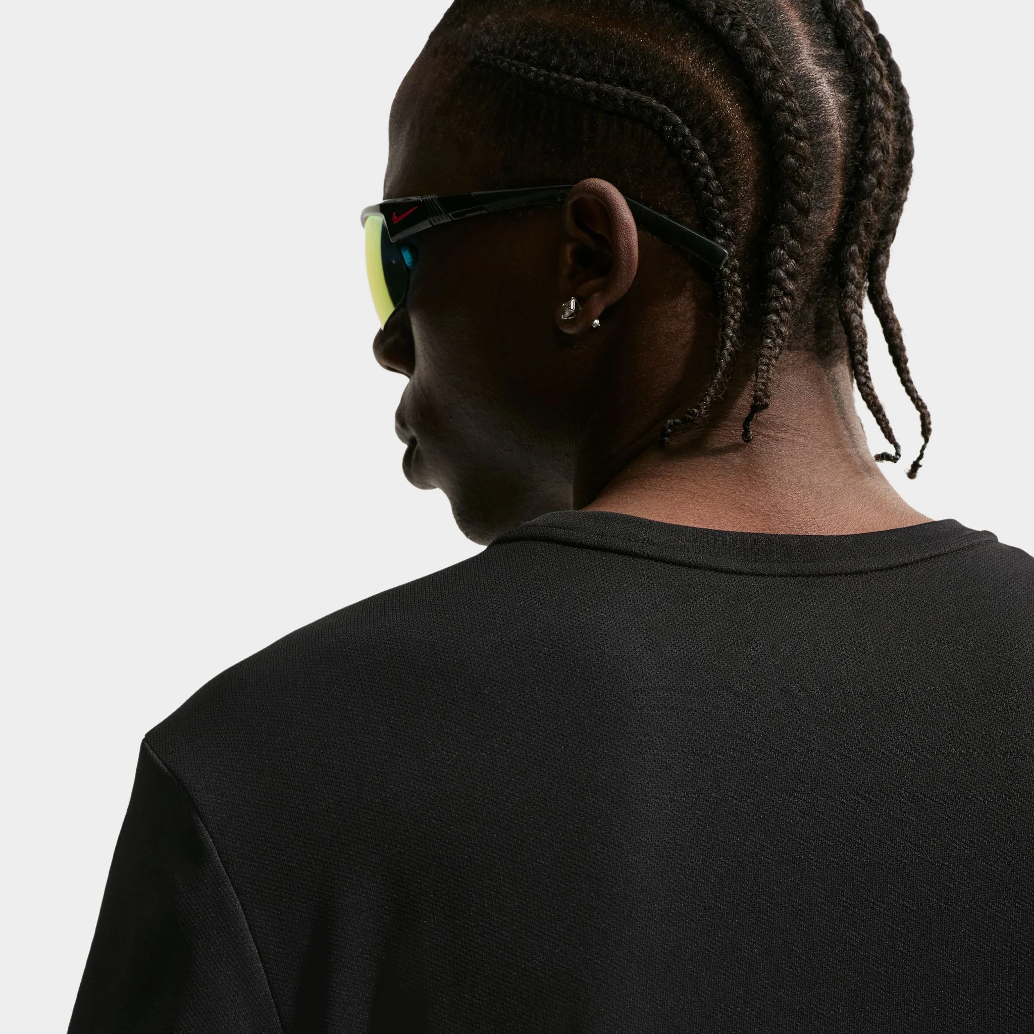 Nike UV Miler Basic T-Shirt Black / Reflective Silver - Image 4
