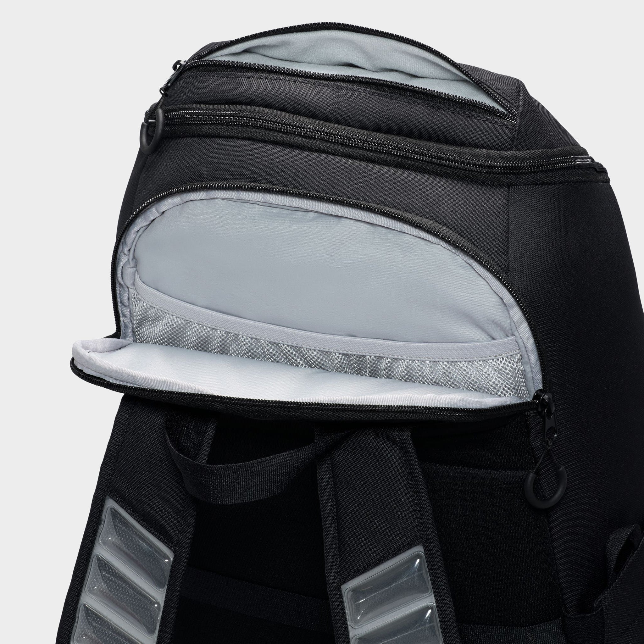 Nike Varsity Elite Backpack Black/ Black - Metallic Silver - Image 6