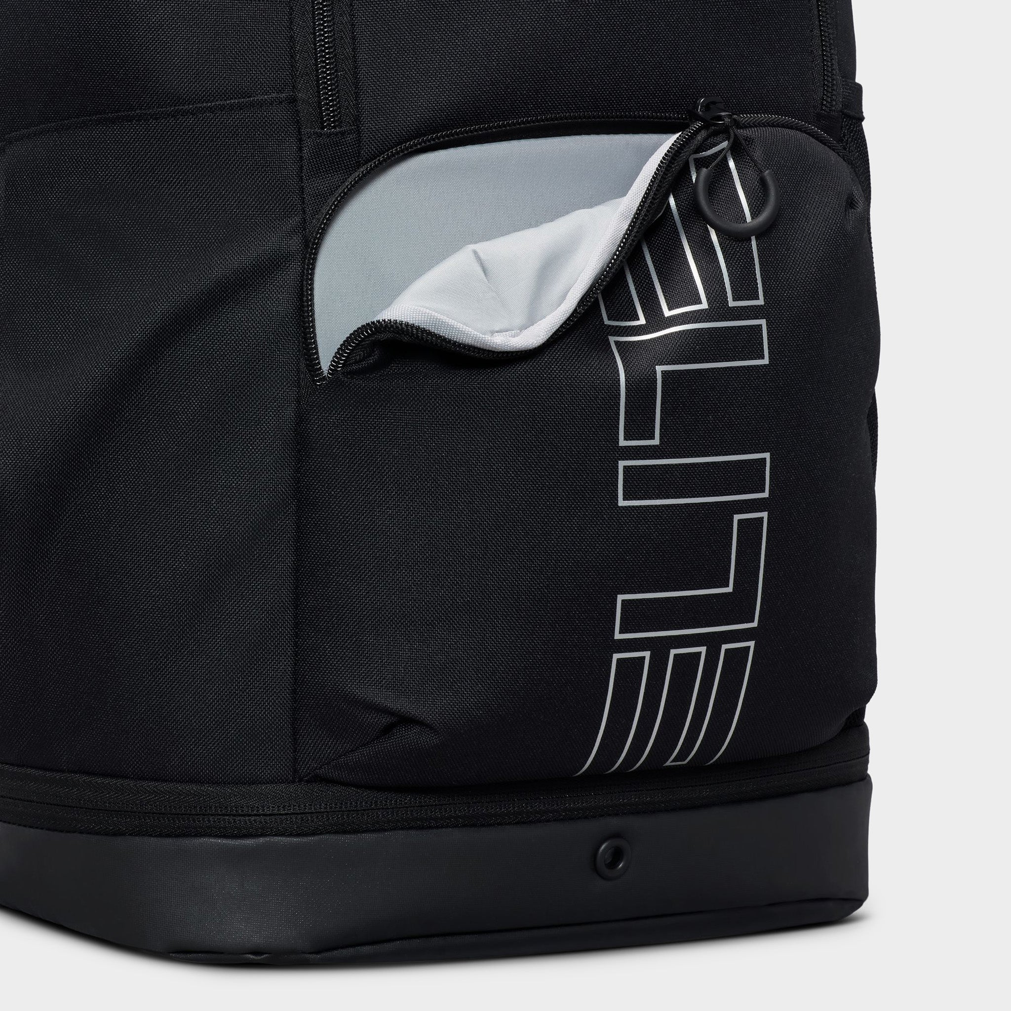 Nike Varsity Elite Backpack Black/ Black - Metallic Silver - Image 7