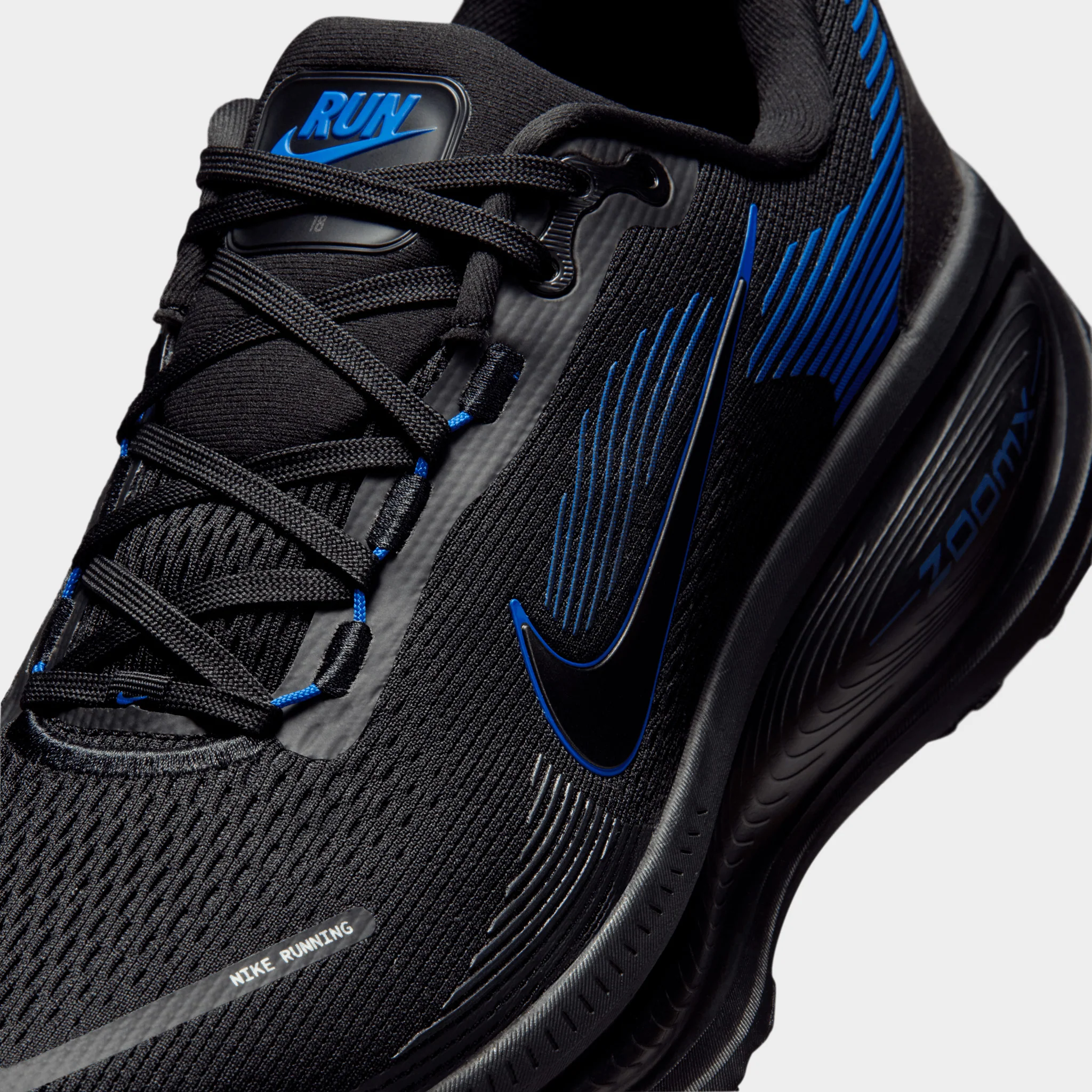 Nike Vomero 18 Black / Black - Blue - Image 3