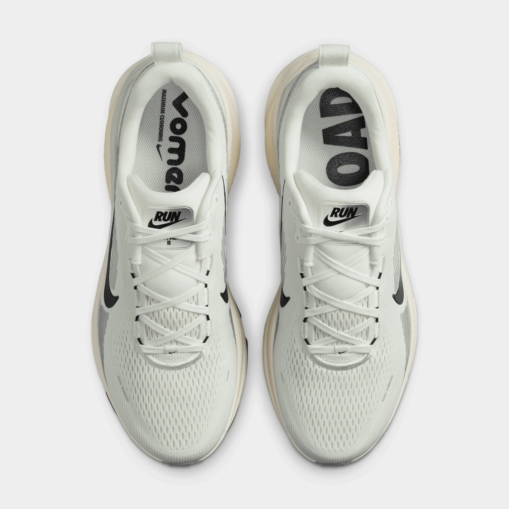 Nike Vomero 18 Summit White / Black - Coconut Milk - Image 5