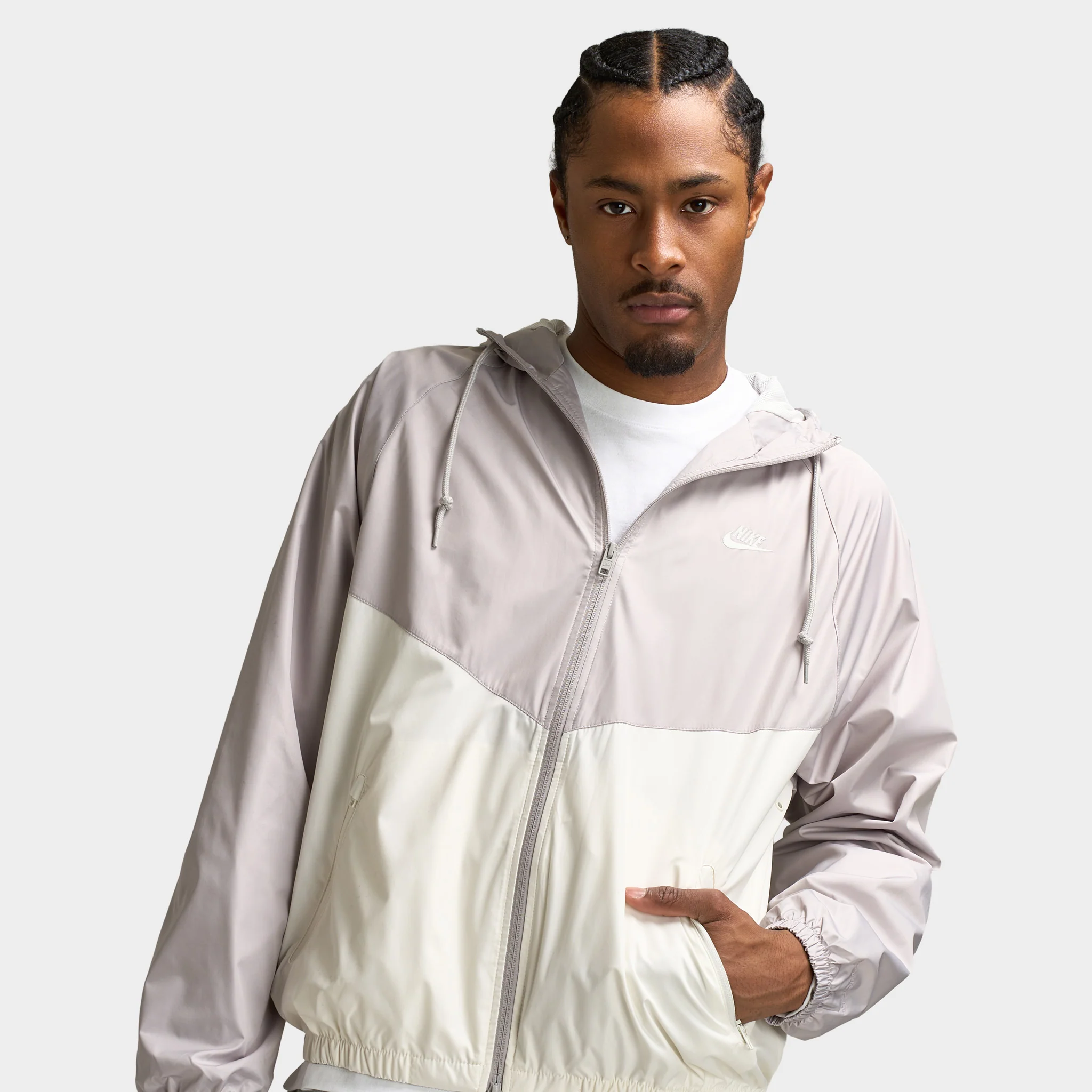 Nike Windrunner Lined Jacket / Grey - Image 3
