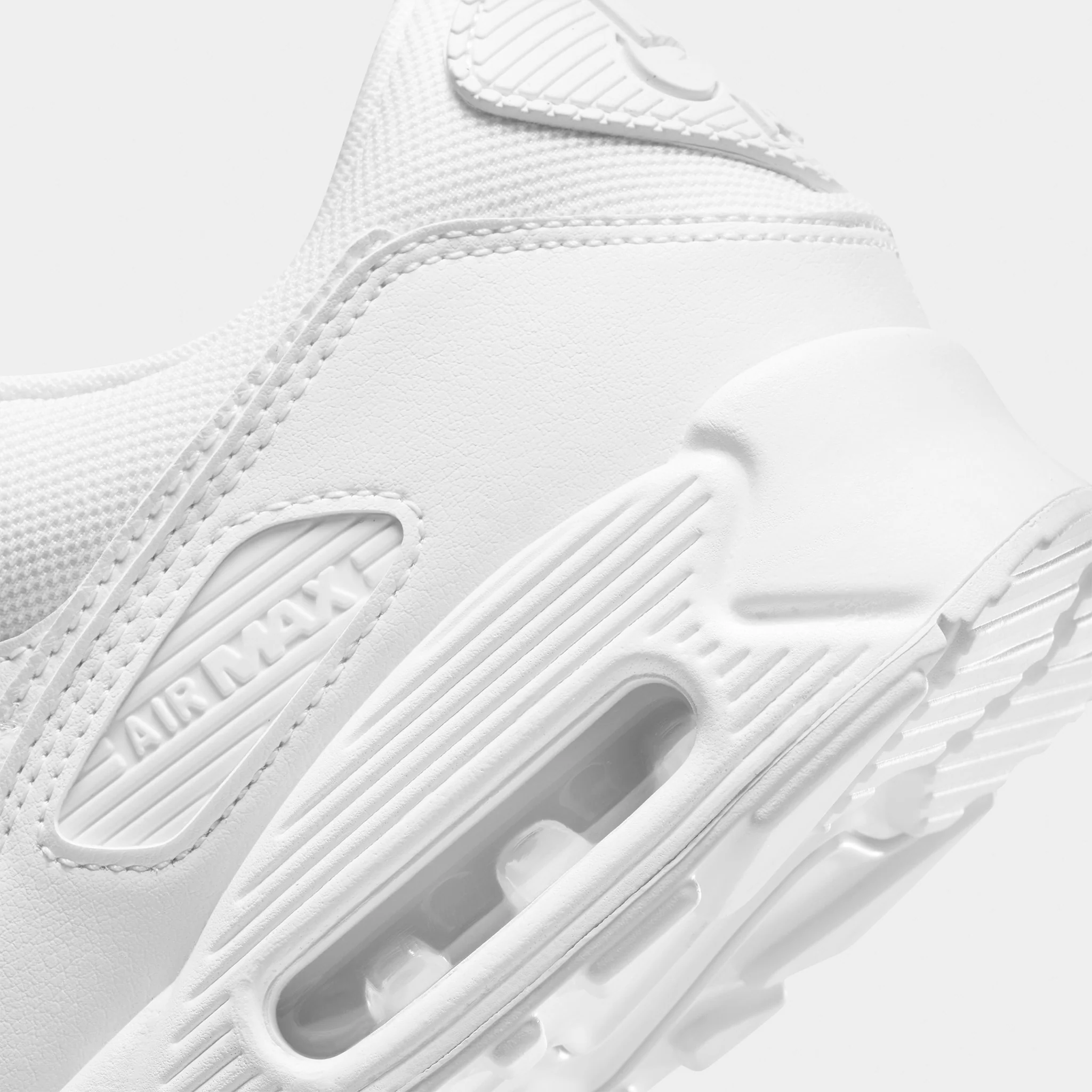 Nike Women's Air Max 90 White / White - White - Image 3