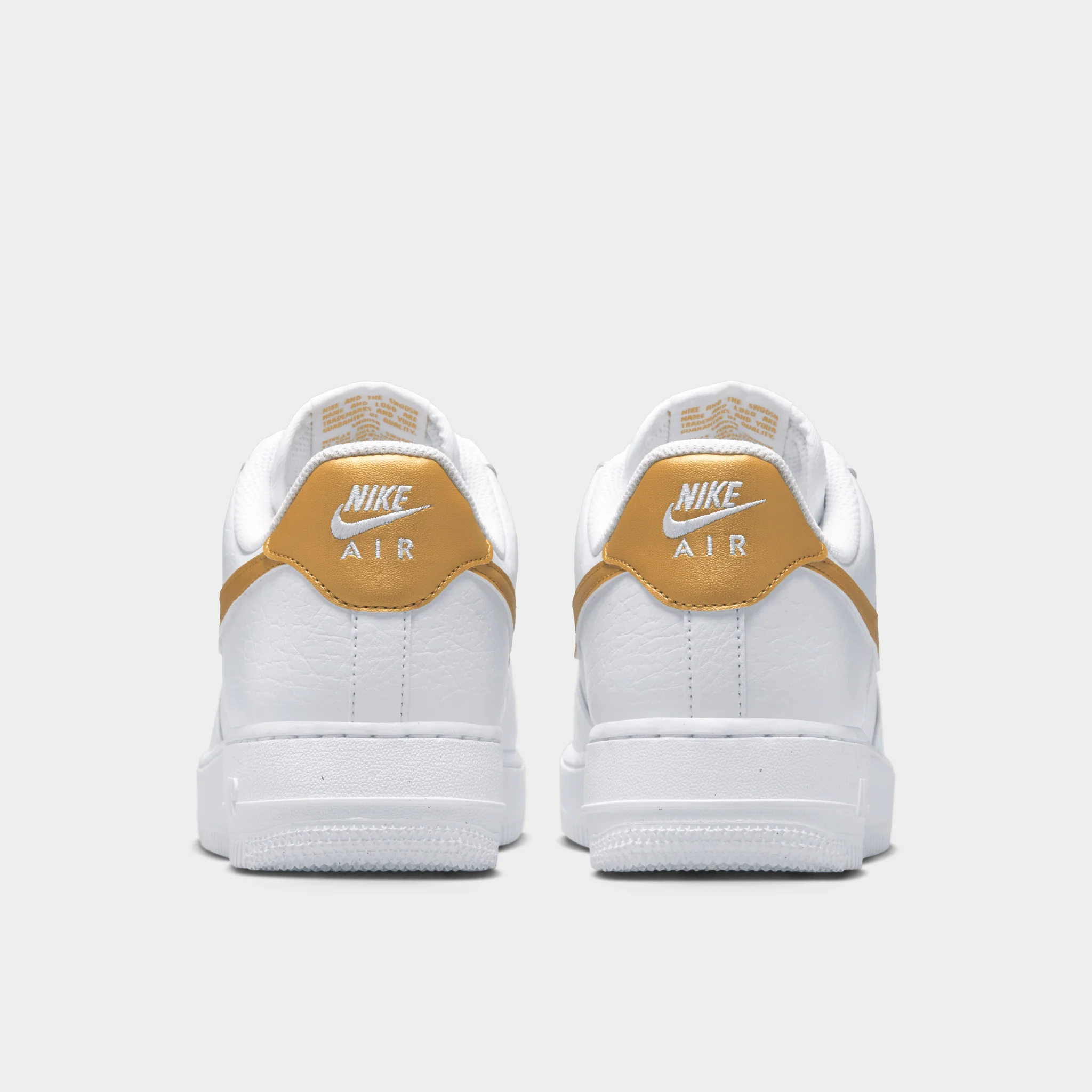 Nike Women's Air Force 1 '07 Next Nature White / Metallic Gold - Image 4
