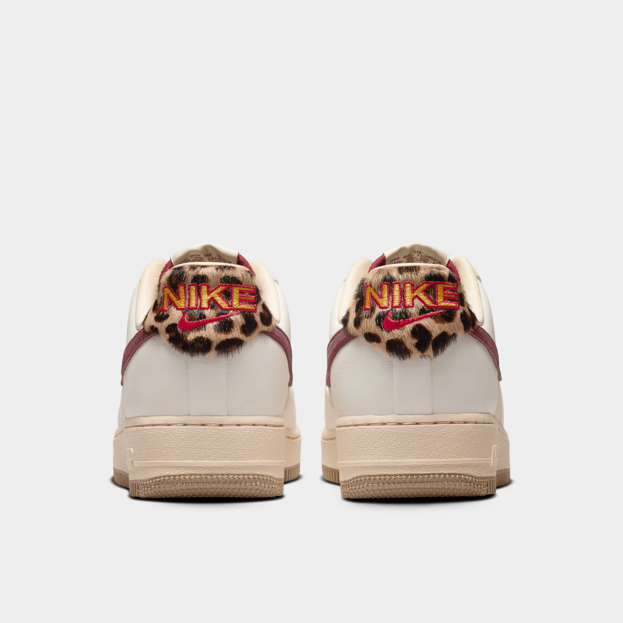 Nike Women's Air Force 1 '07 Pearl White / Team Red - Pearl  White - Image 4